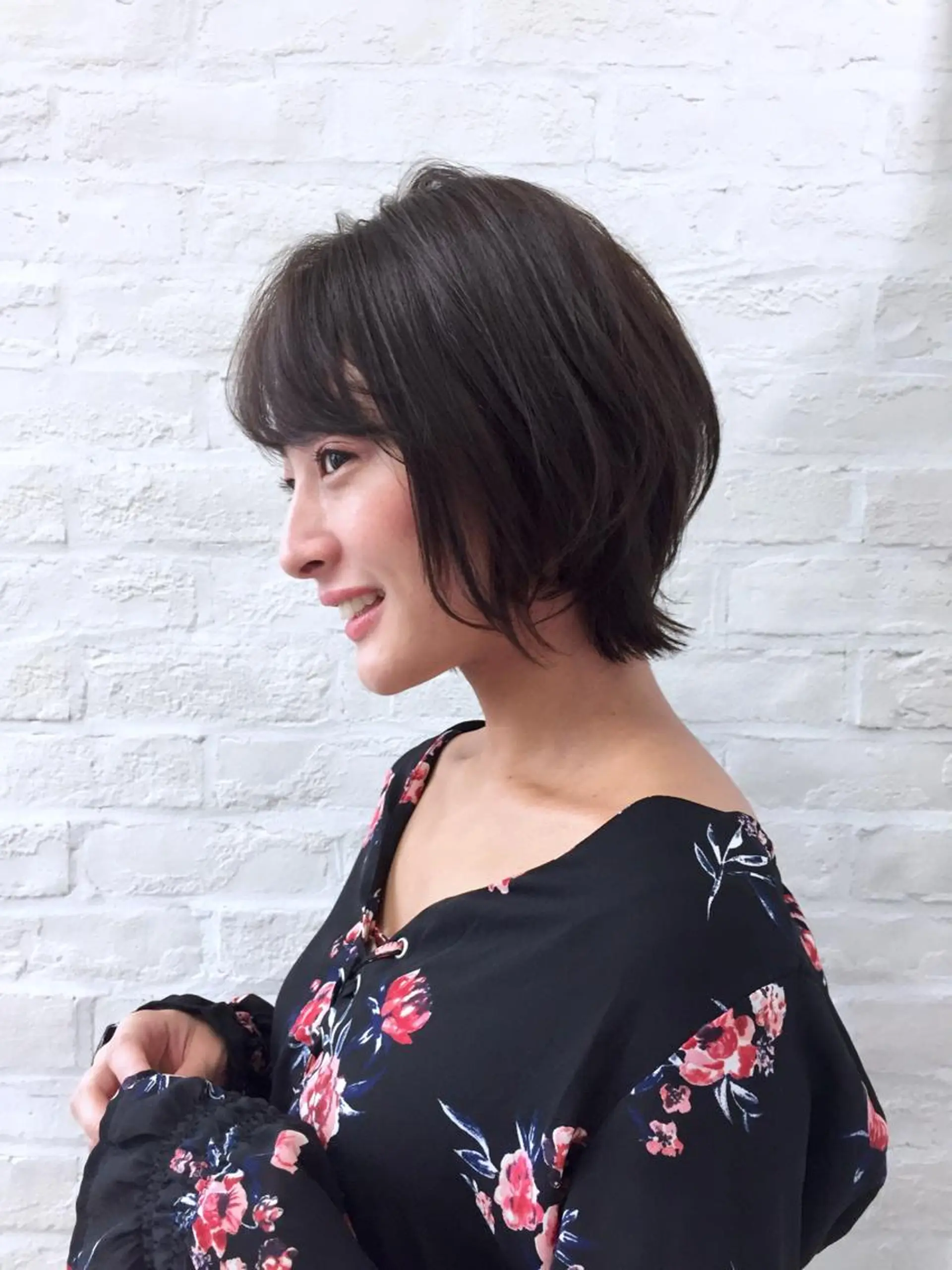 ミディアム ボブレイヤー ボブ レイヤーカット ナカジ🌸ロブ/ボブ /前髪🌸のヘアスタイル