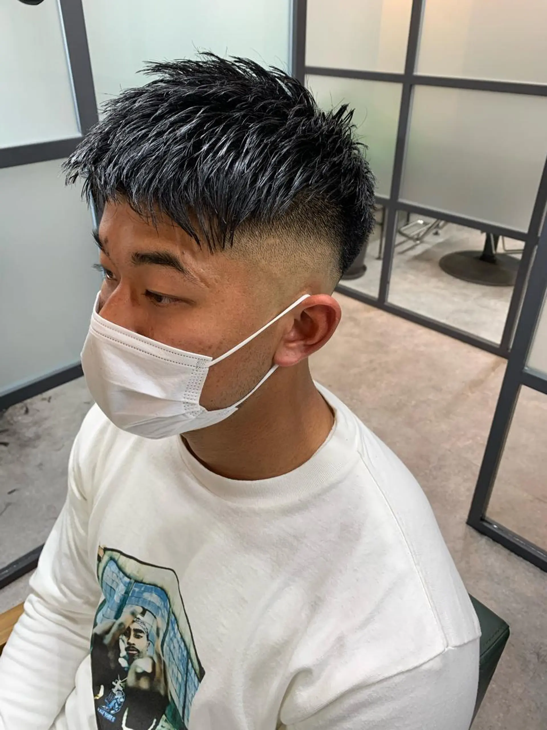 ショート メンズ カット 【S.BROOM】 店長　西川徹のヘアスタイル