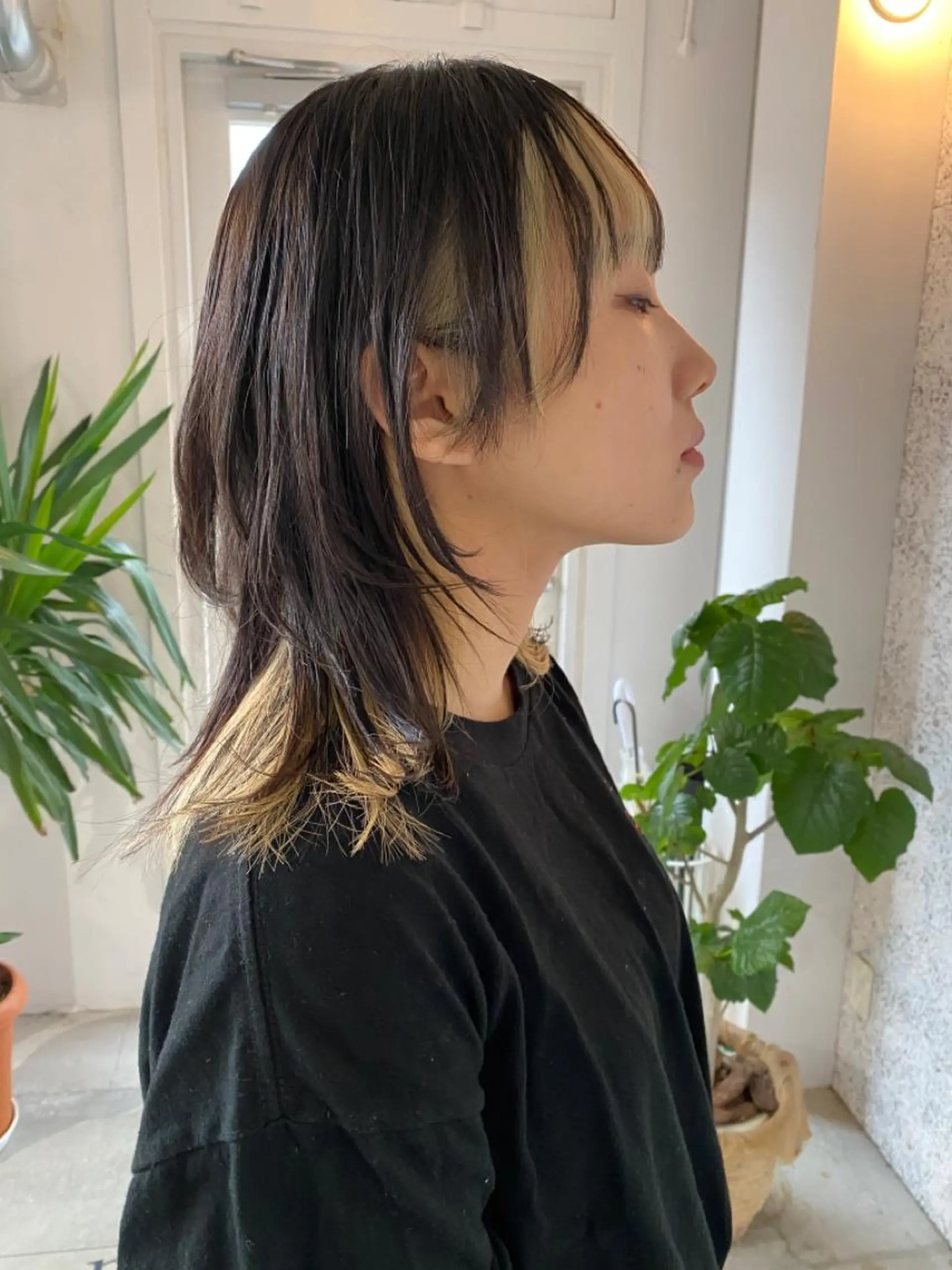 セミロング カラー steed tokyo所属・KOOKI スティードトーキョーのヘアスタイル