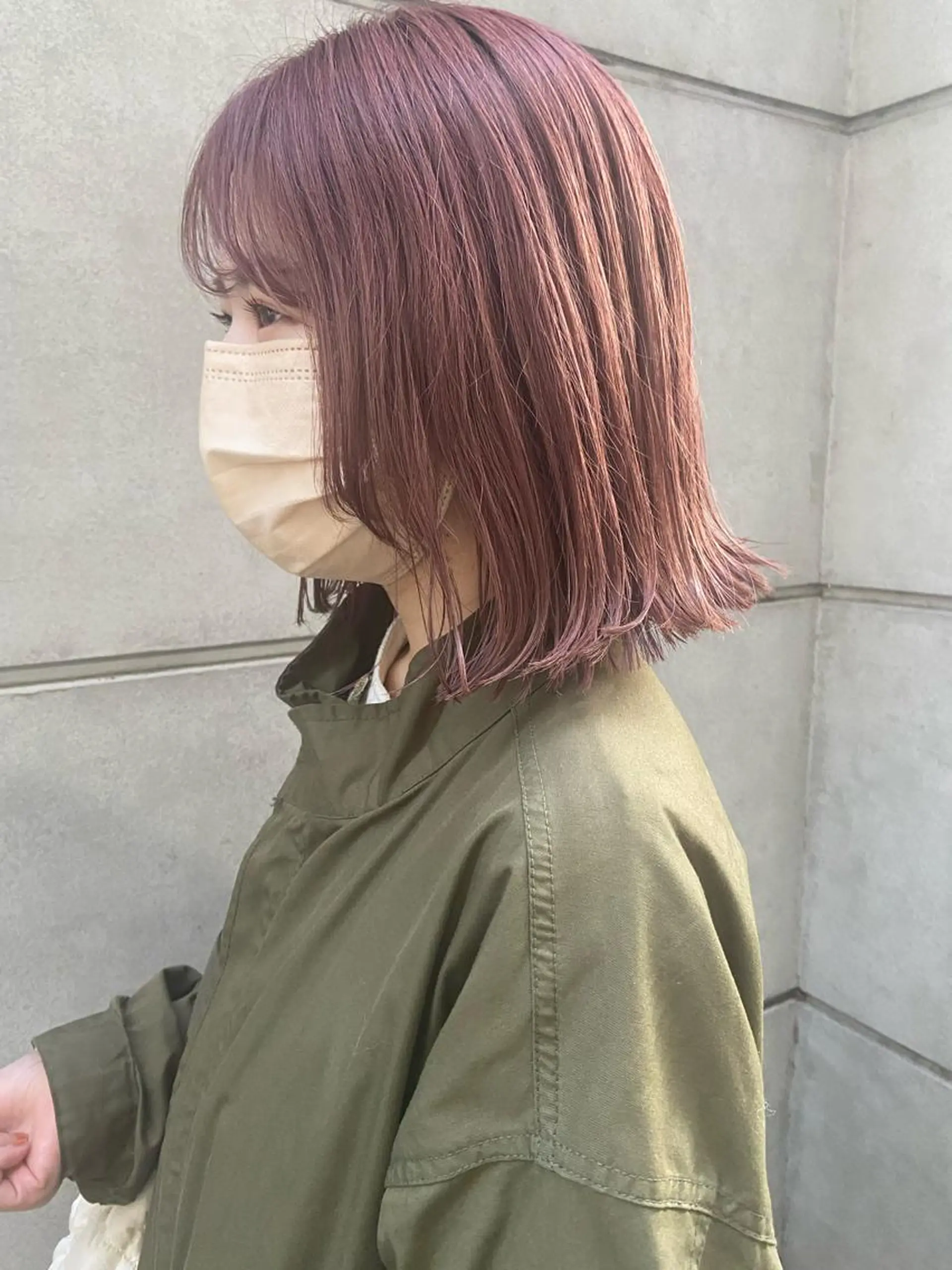 ミディアム カラー 西山 紗耶香🪽 透明感カラー/ボブのヘアスタイル