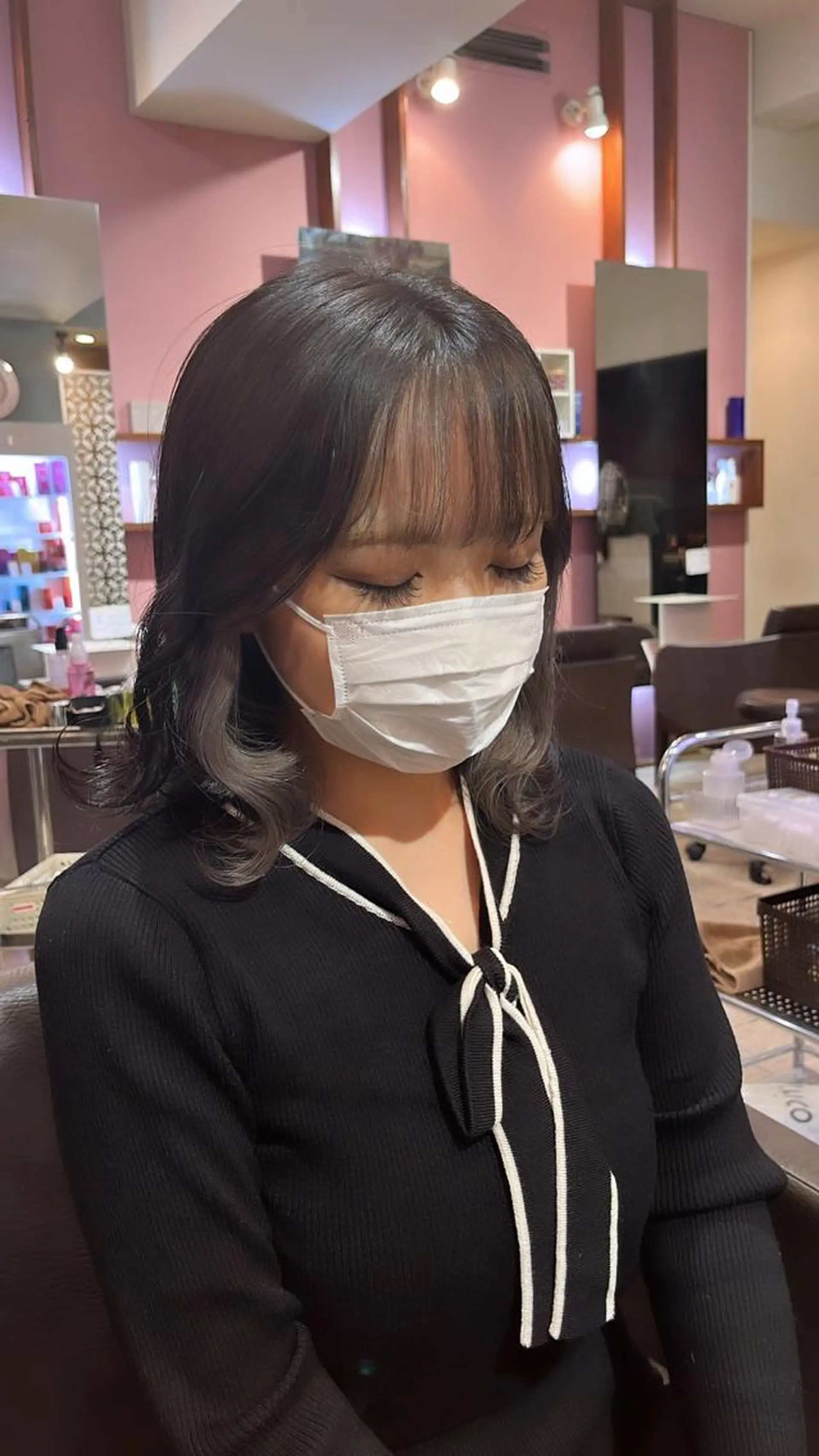 ミディアム カラー ekolu所属・髪質改善･縮毛矯正 特化･ユウシンのヘアスタイル