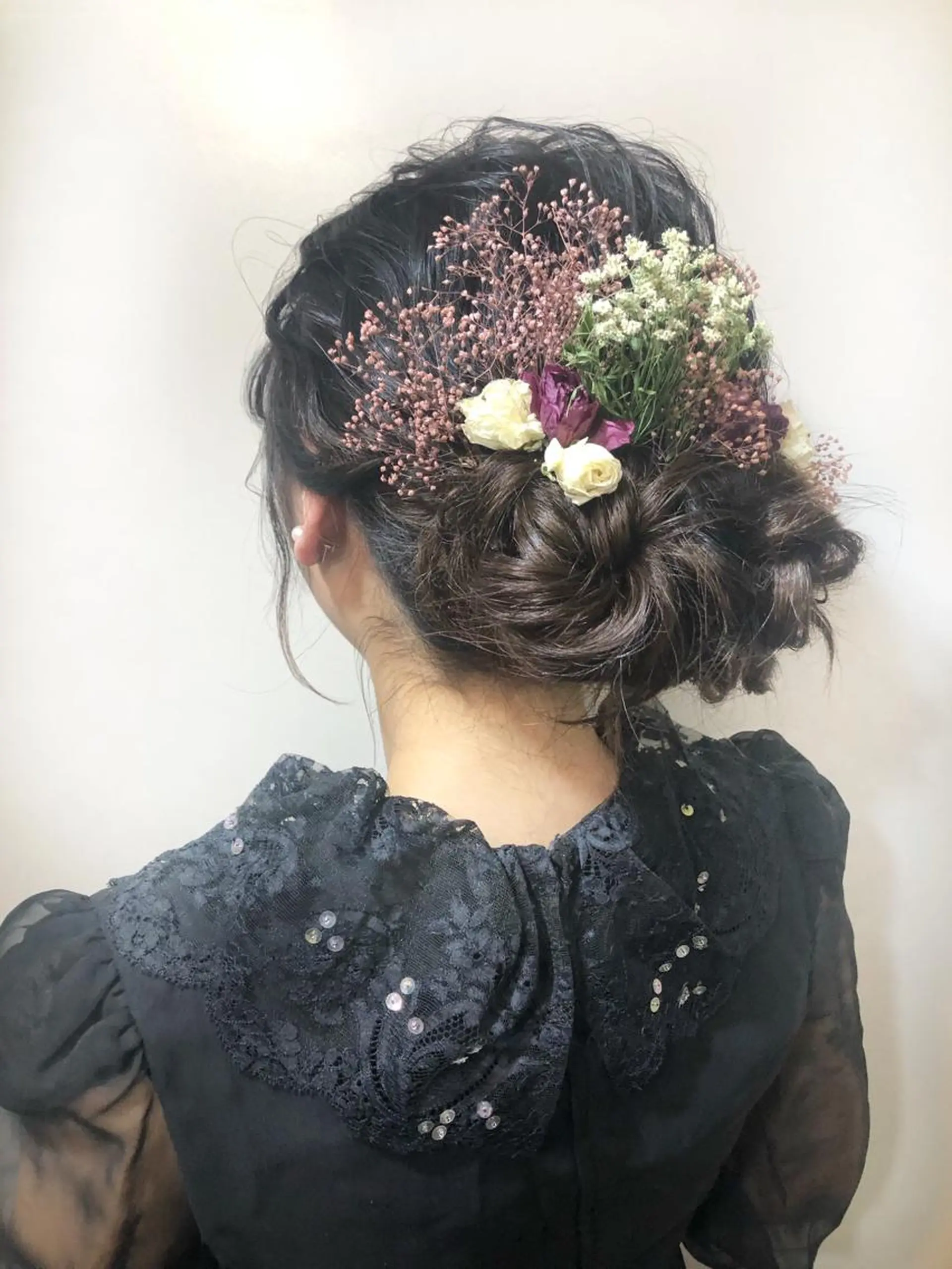 セミロング カラー お団子ヘア ヘアセット 女性リピ90%🍨 🩷佐藤みずきのヘアスタイル