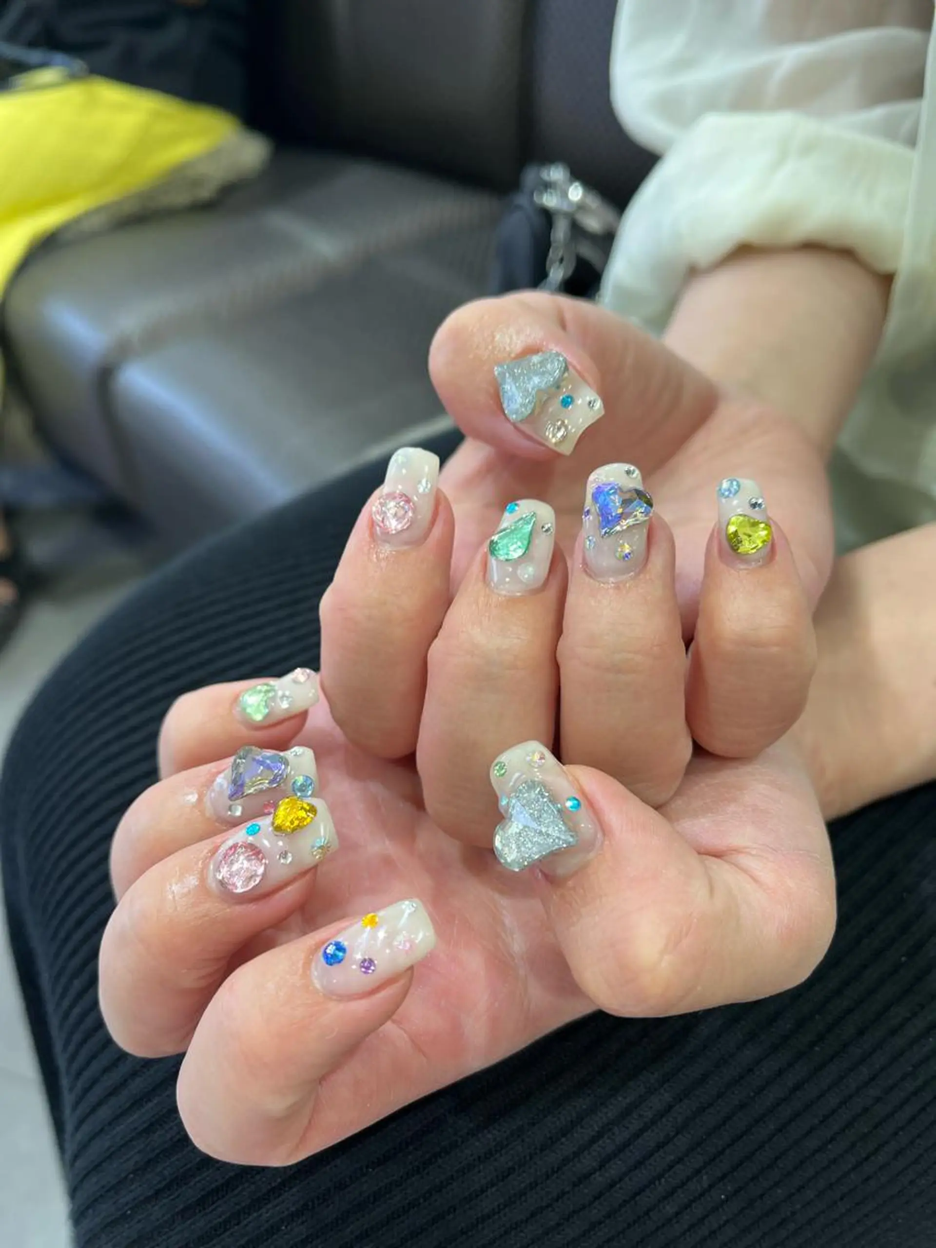 ネイル 海外girl🤎 透明感ベージュmaoのヘアスタイル