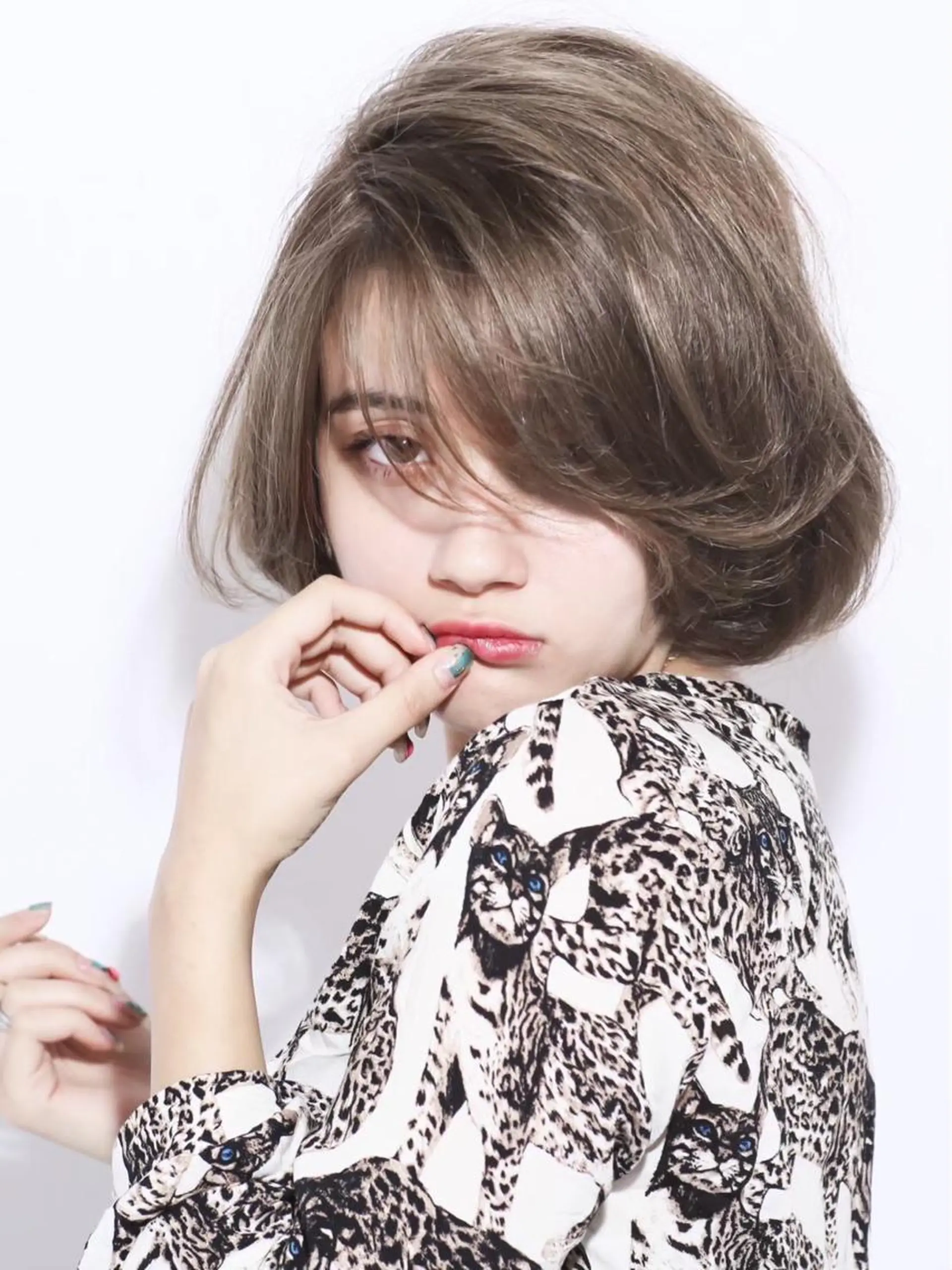 ミディアム カラー ボブ SHUHEY💎 髪質改善✨のヘアスタイル