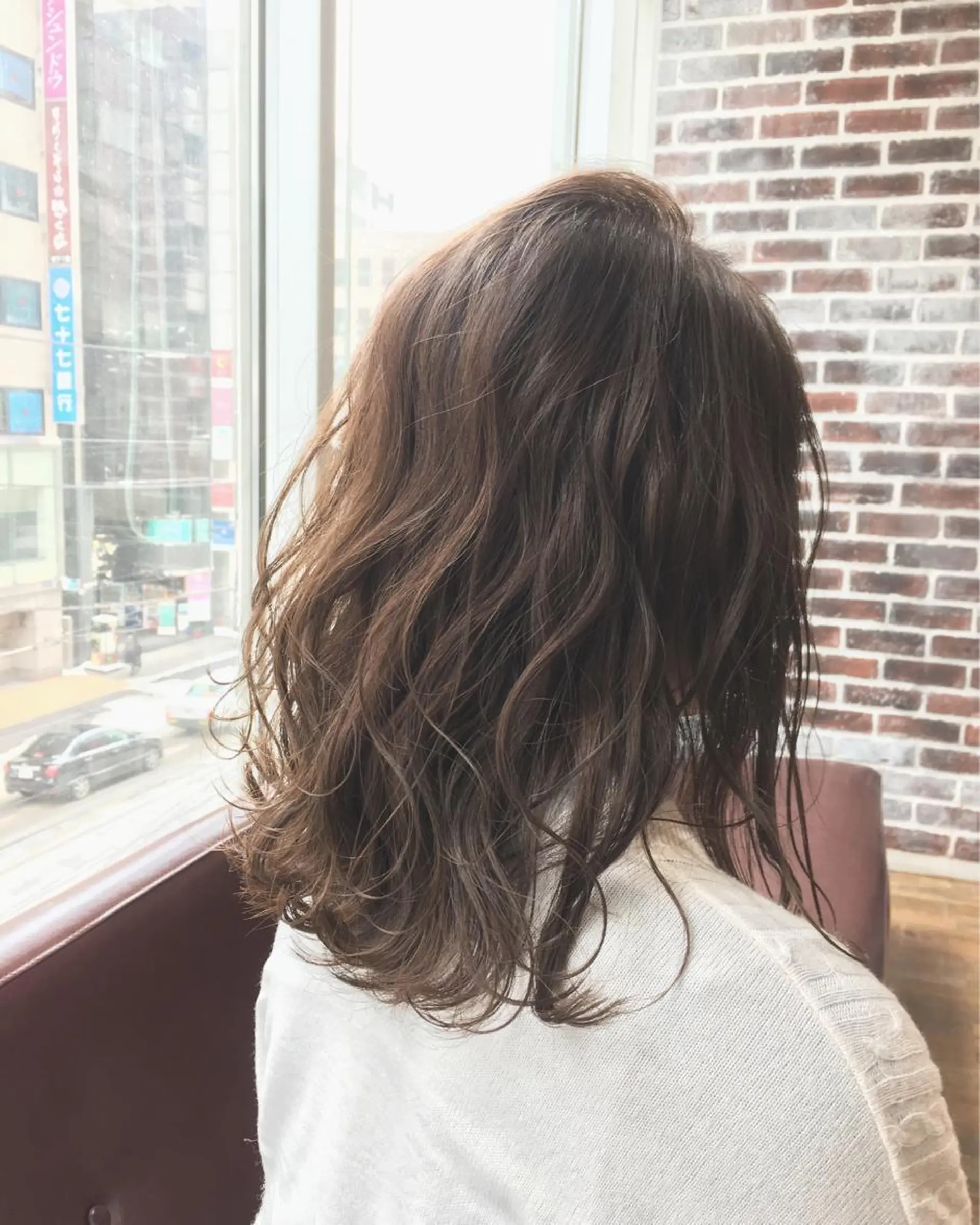 ミディアム ヘアアレンジ トリートメント カット ヘアカラー トリートメント ヘッドスパ 木下大地 HAIR  Oneのヘアスタイル