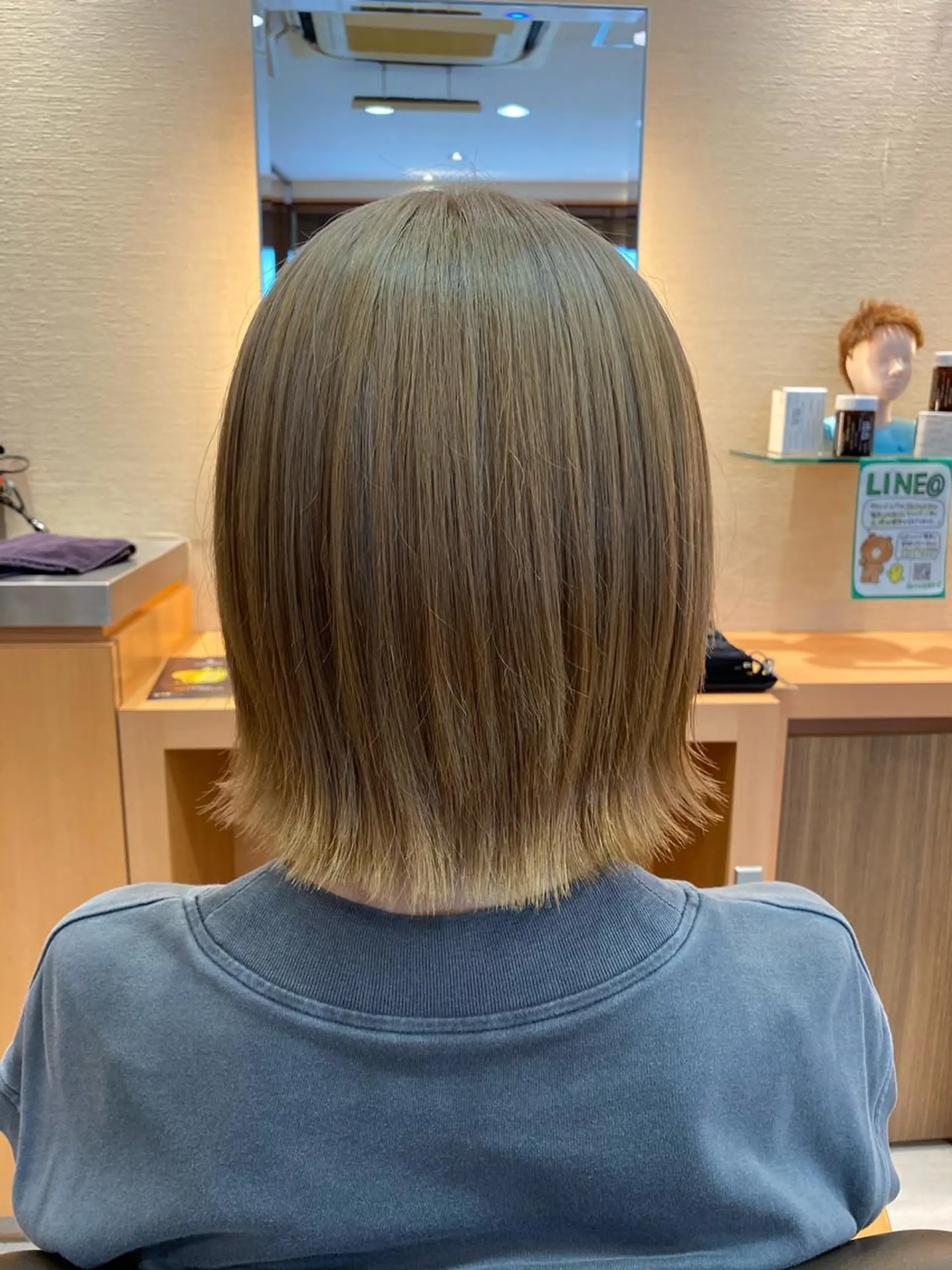 ミディアム カラー 🟢NEGi🟣 🫧髪質改善のヘアスタイル