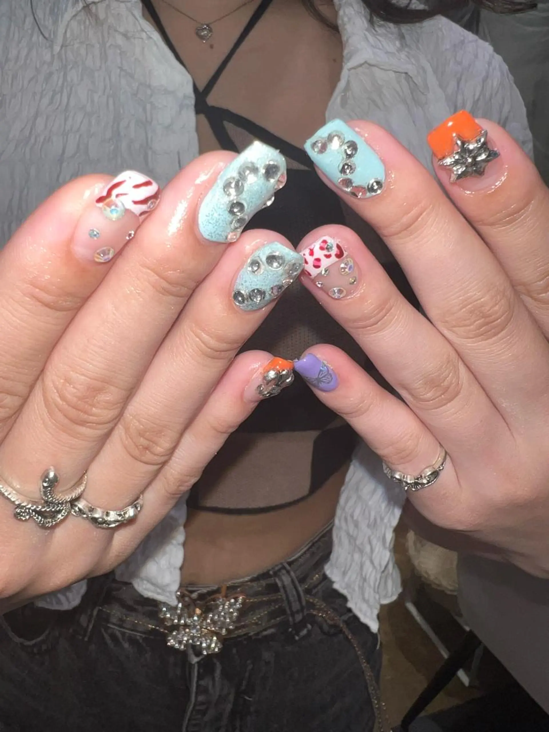 ネイル 個性派／中韓ネイル SAKURAのネイルデザイン