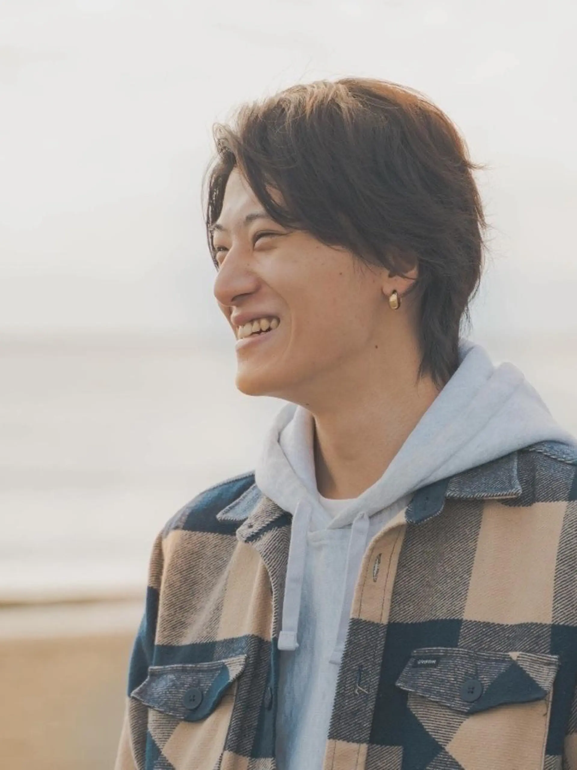 ショート メンズ 柳下 涼のヘアスタイル