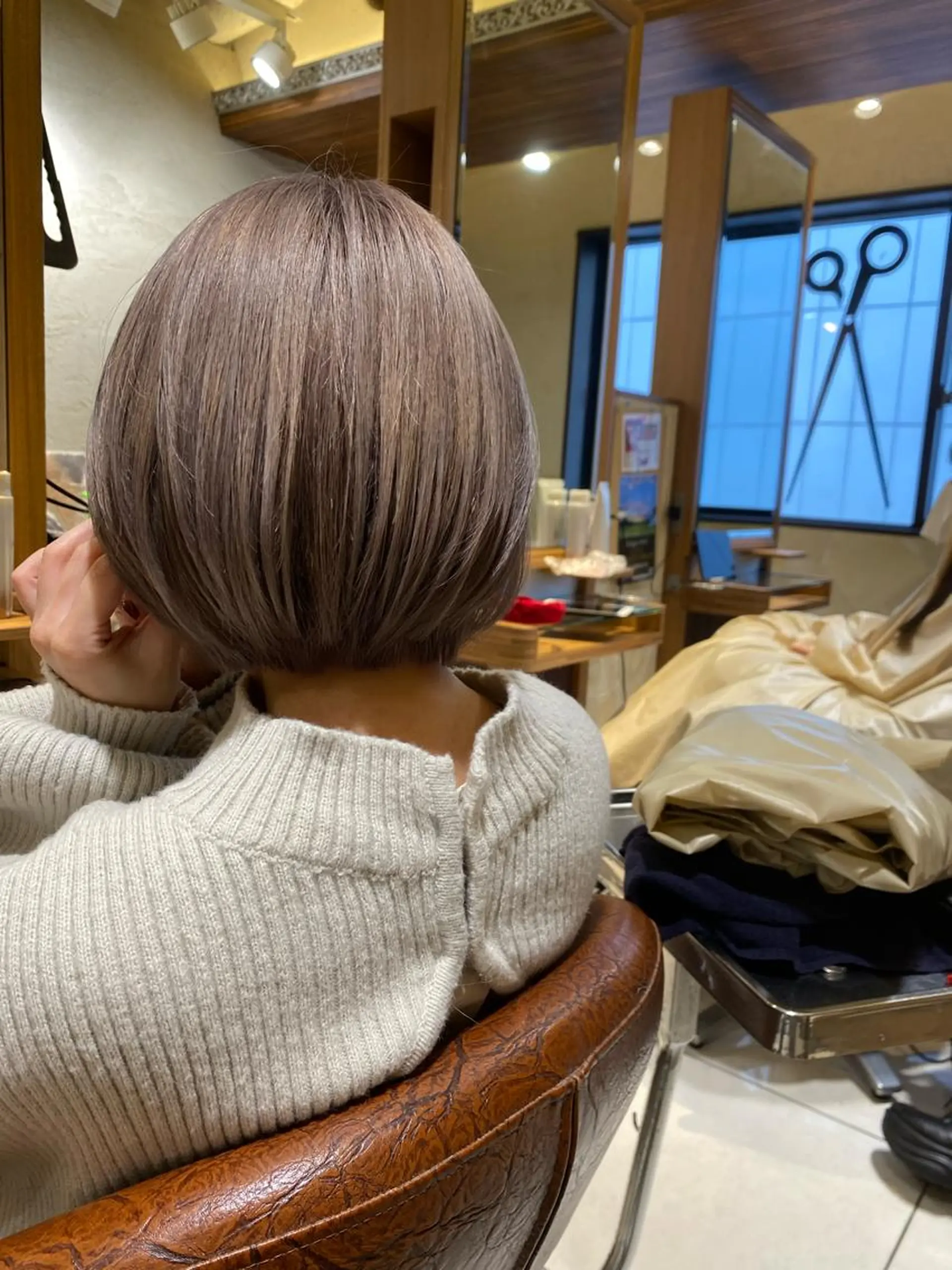 ショート カラー メンズパーマ スペシャリスト大塚のヘアスタイル