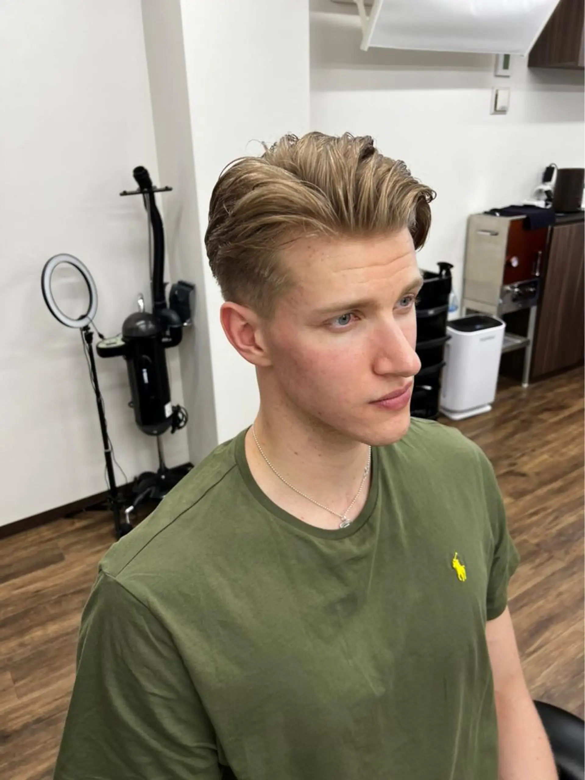 ショート メンズ カット DAN BRISE BARBER所属・馬上 拓海のヘアスタイル