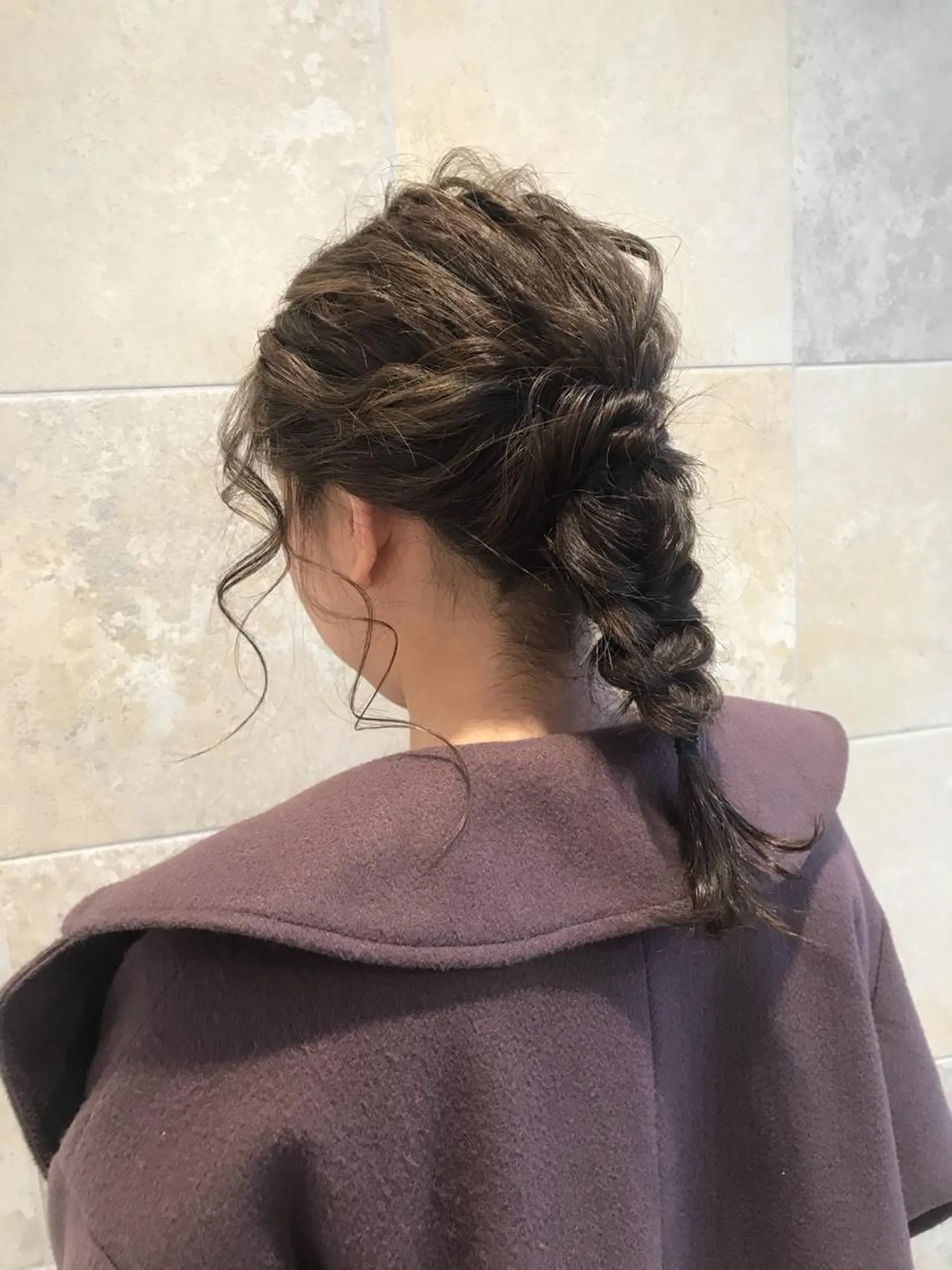 ミディアム ヘアアレンジ 田中 あかねのヘアスタイル