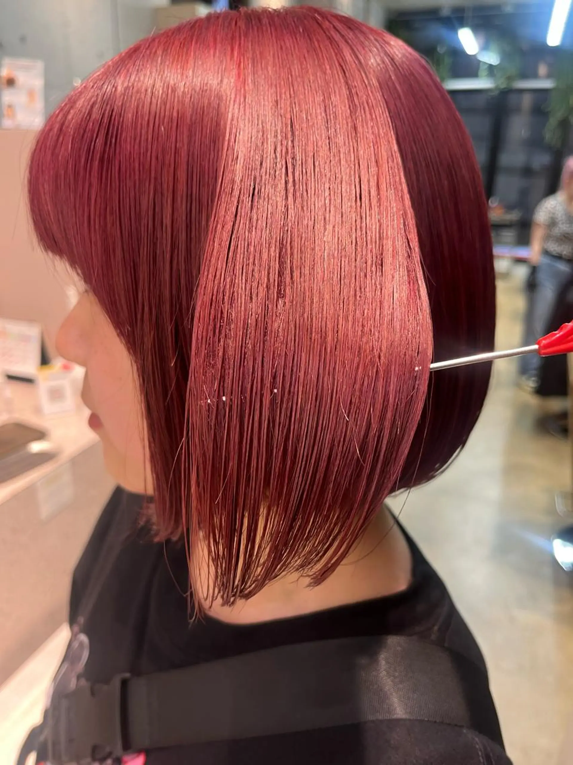 ショート カラー カコ/レイヤーカット ヘアアレンジのヘアスタイル