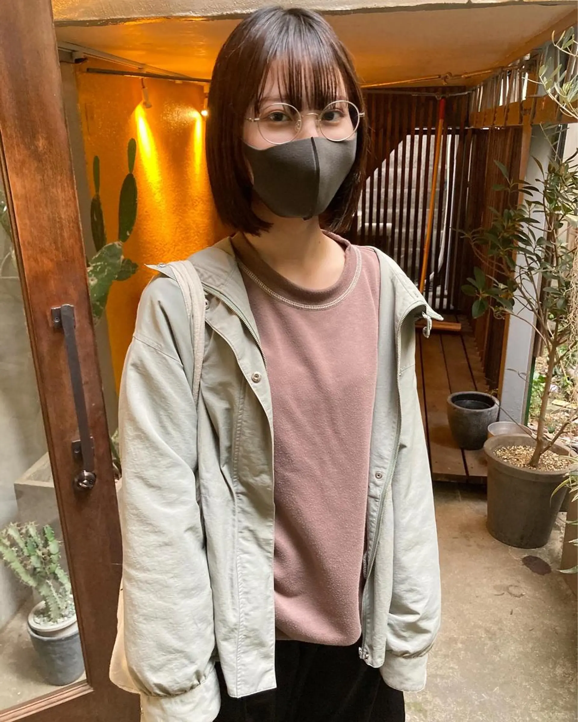 ショート ボブ 金田 夏野のヘアスタイル