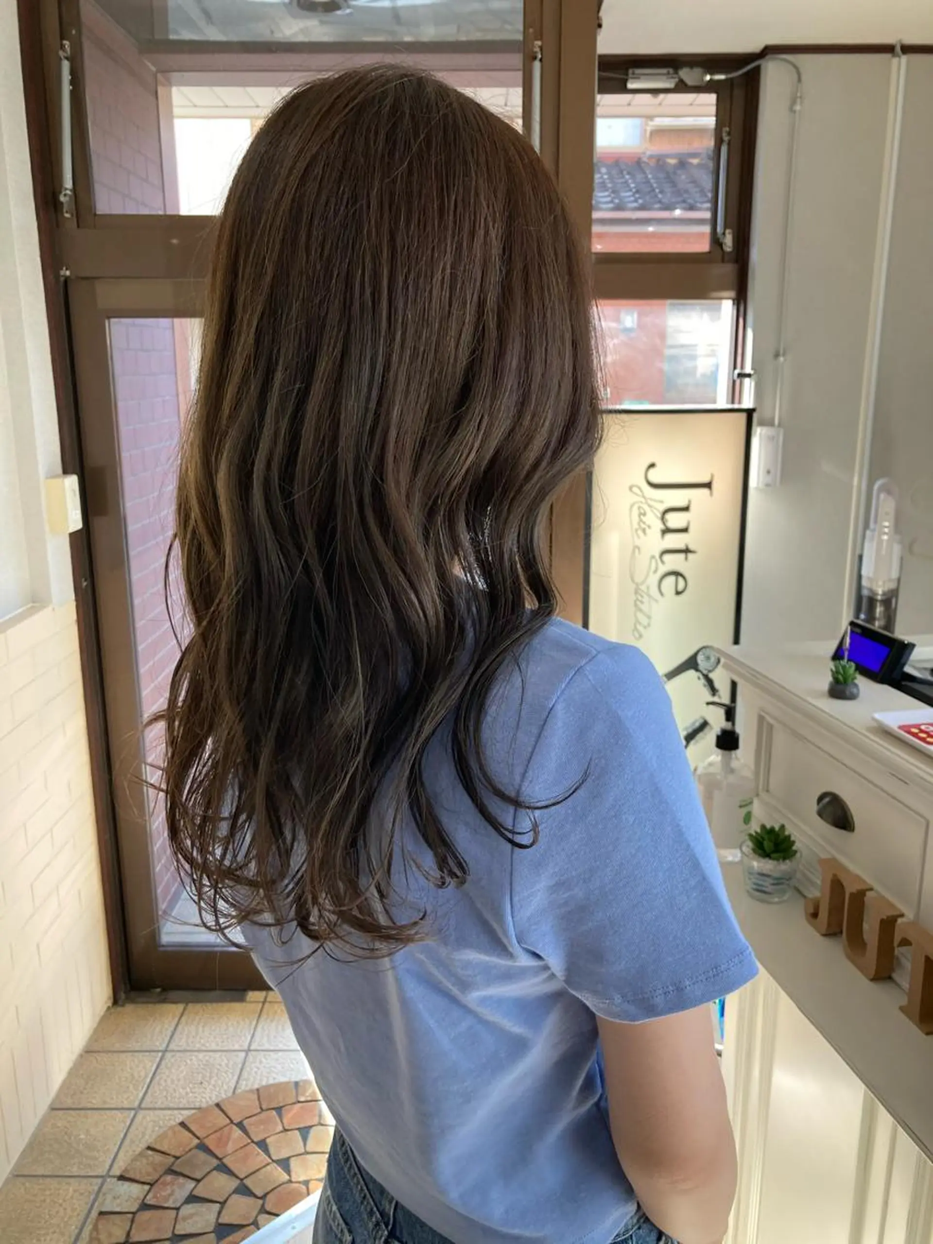 ミディアム カット ヘアカラー Claire 【クレール】所属・富山駅徒歩8分/ 透明感カラーみきやのヘアスタイル