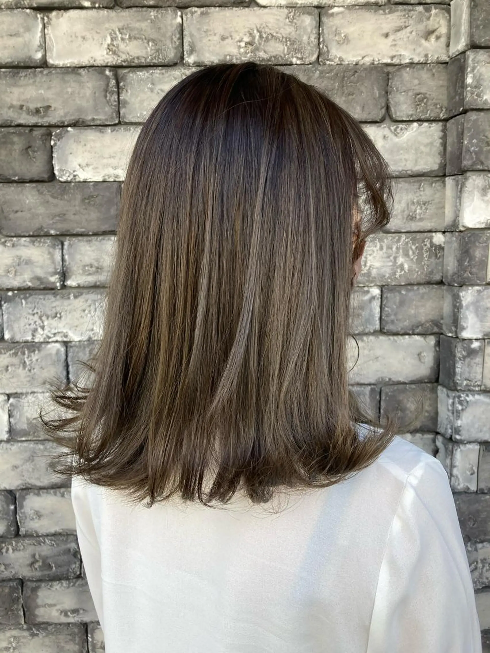 ミディアム カラー カット ヘアカラー トリートメント ヘアセット ✂️似合わせの魔術師 石田一樹✂️のヘアスタイル