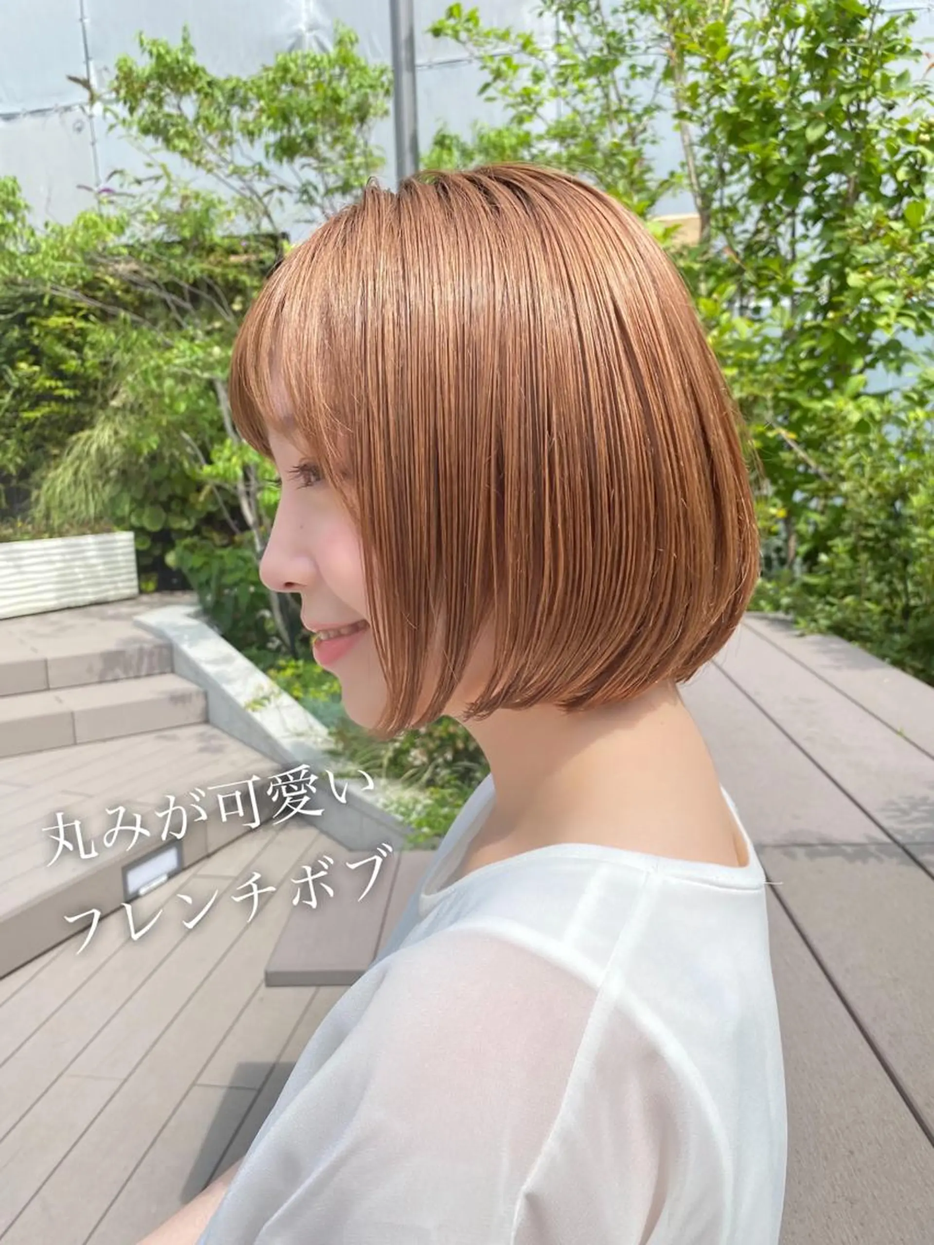 ショート カラー 顔周りレイヤー/ボブ 銀座✨中野まさひろのヘアスタイル