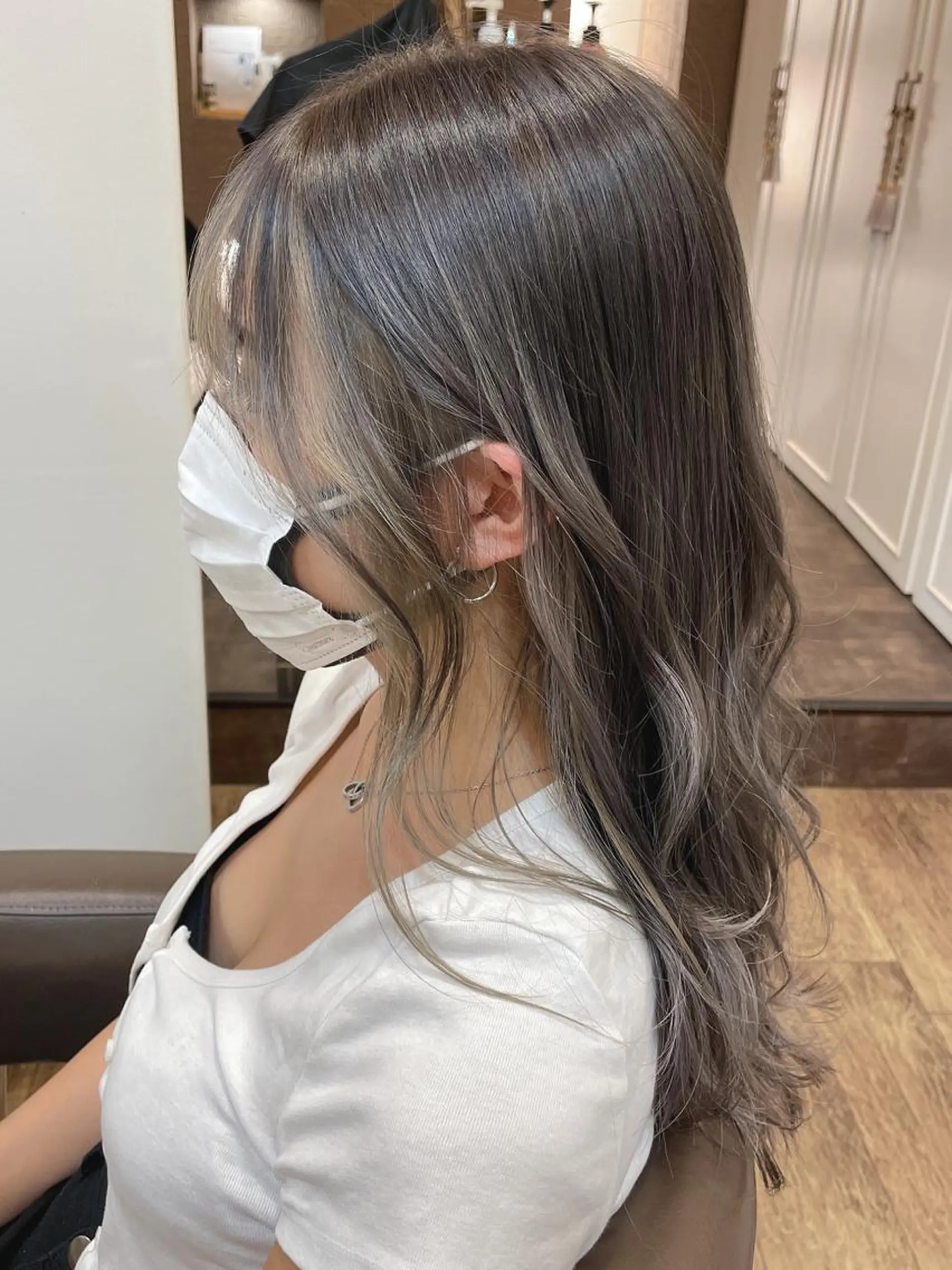 ロング 韓国ヘア/レイヤー 🇰🇷/艶髪/長橋のヘアスタイル