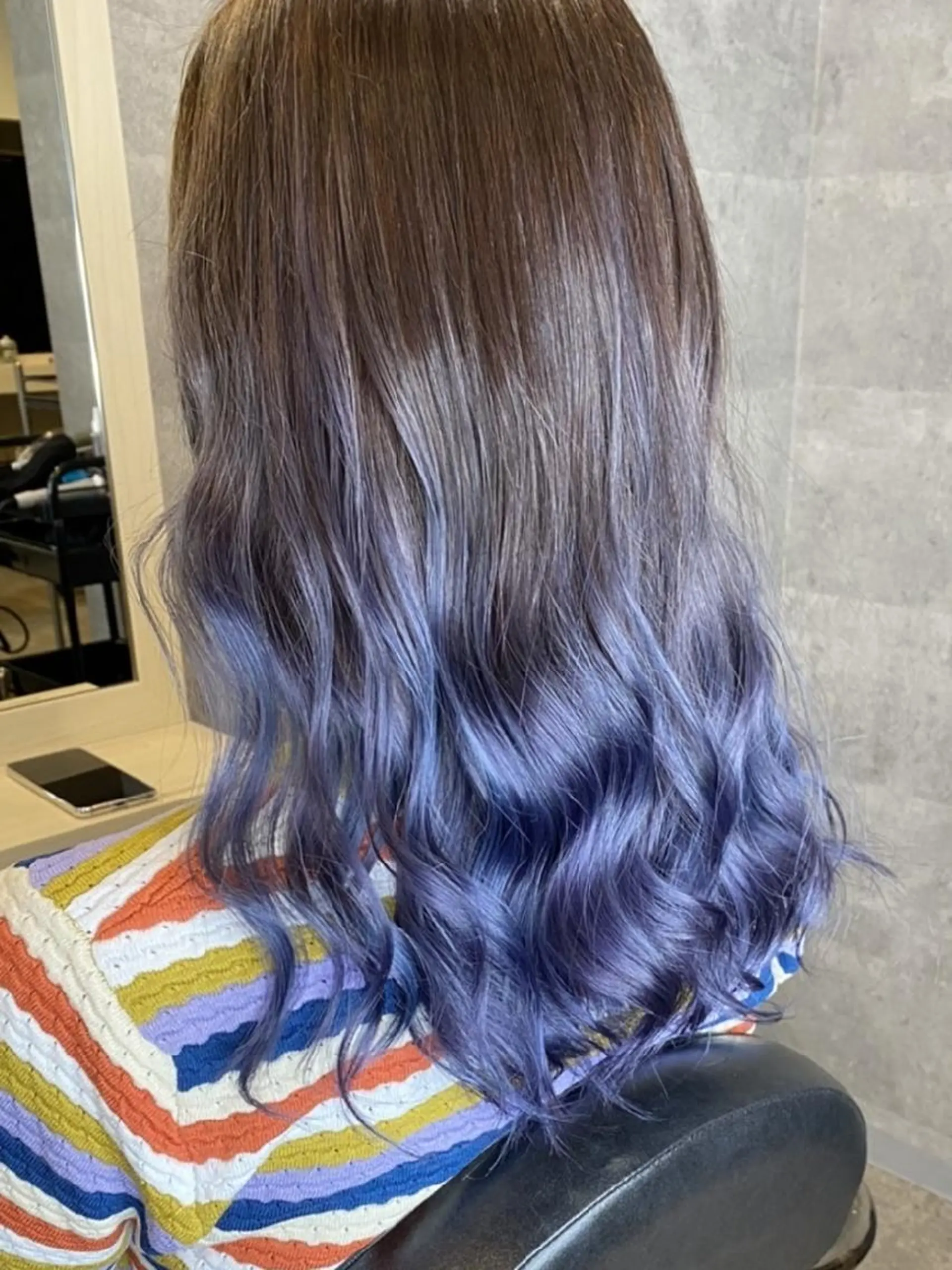 セミロング カラー ノミネーション大宮所属・TOSHIKI/ ハイトーン/髪質改善のヘアスタイル