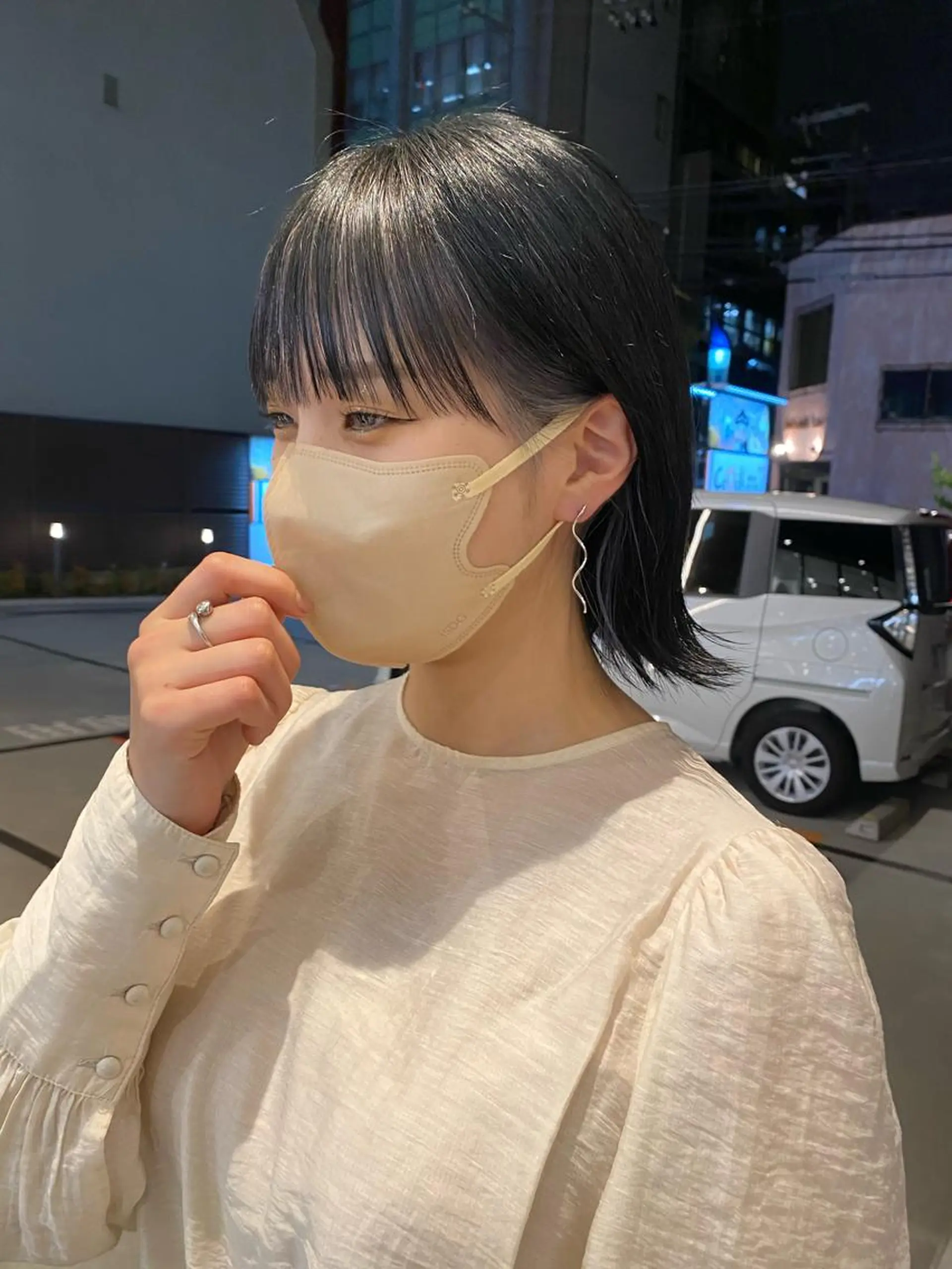 ショート sand 大阪梅田所属・ショートパーマ🌀 ✂︎小寺仁紫のヘアスタイル