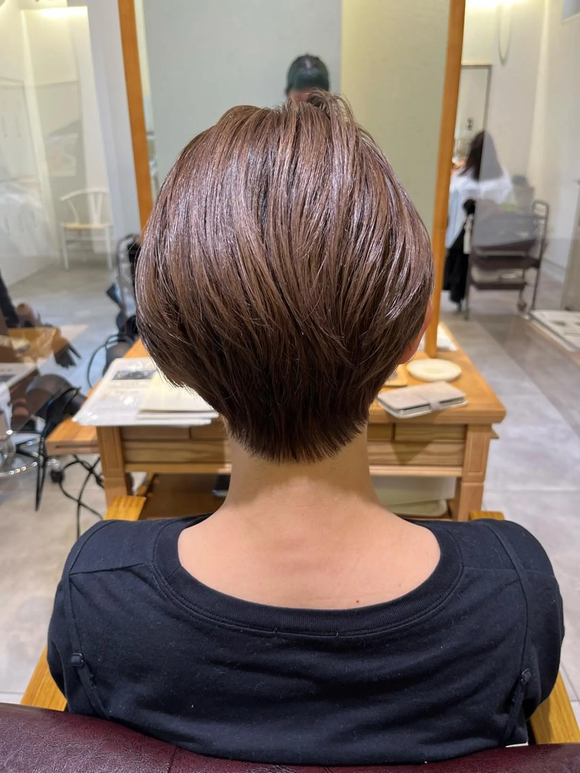 ショート カラー カット ヘアカラー トリートメント BLENDby happiness所属・KAORU/絹髪 /髪質改善/奈良のヘアスタイル