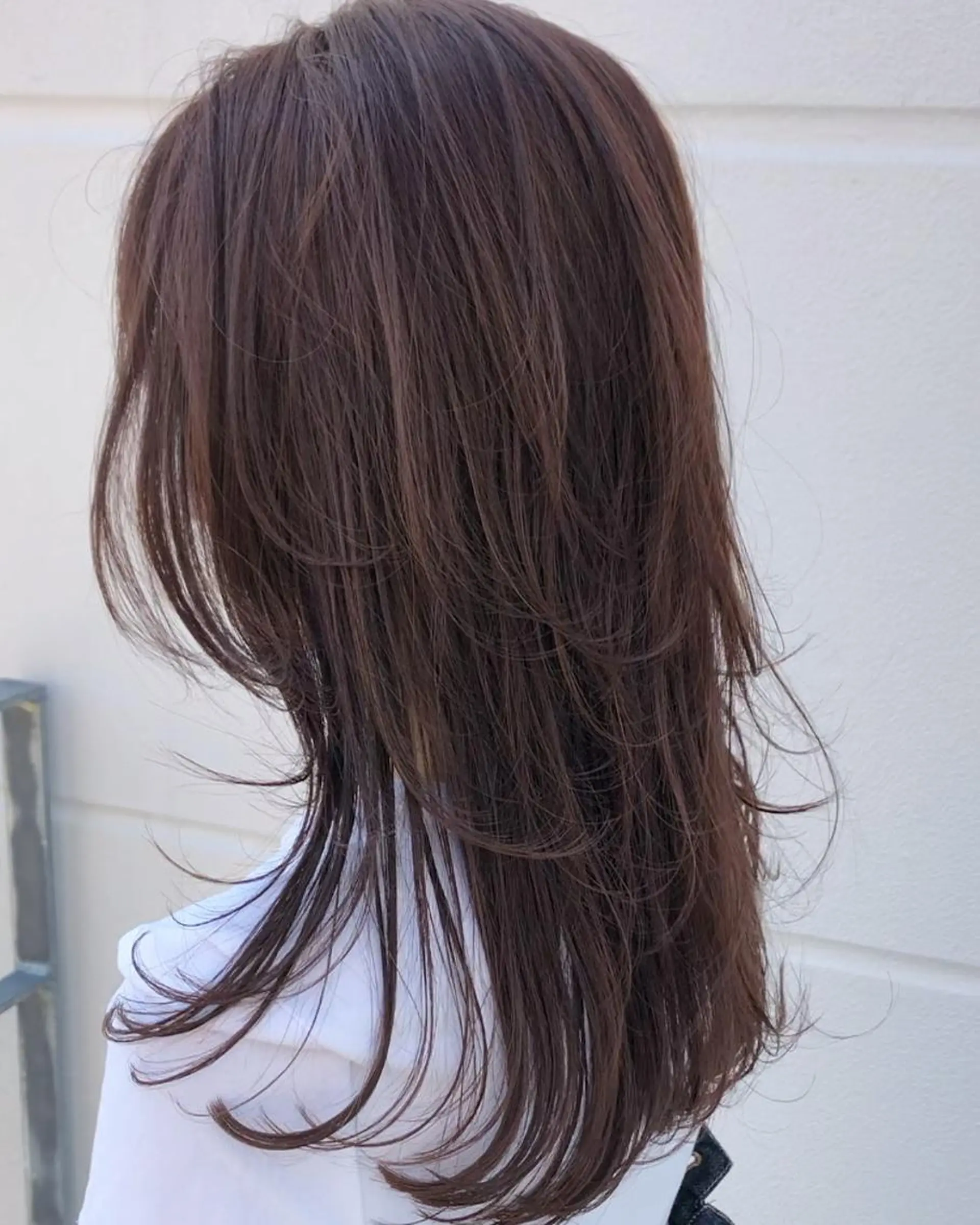 セミロング カラー レイヤーカット クドウレイ fifth渋谷のヘアスタイル