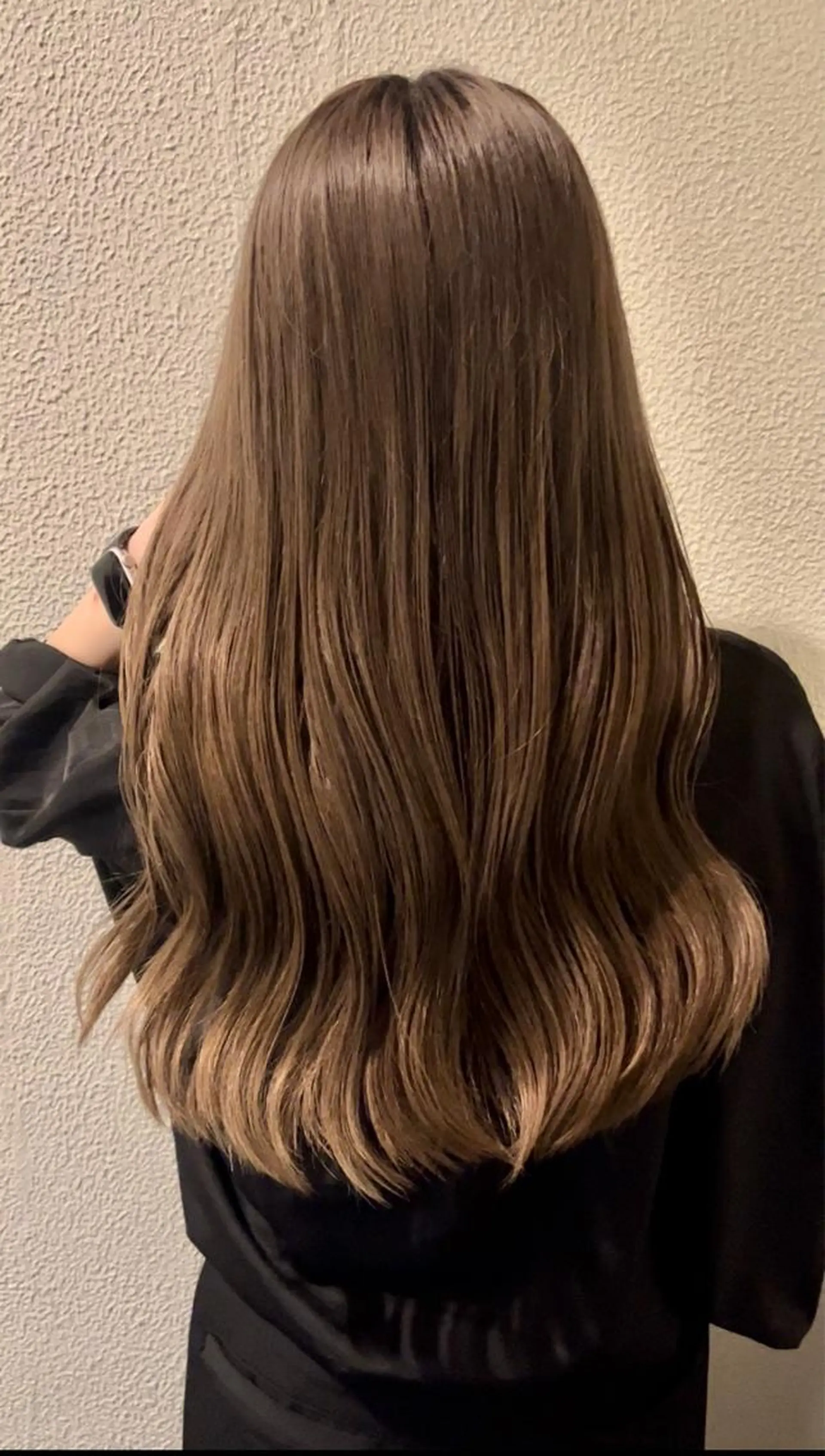 ロング カラー Blue高槻所属・ハイライト 透明感カラー松本のヘアスタイル