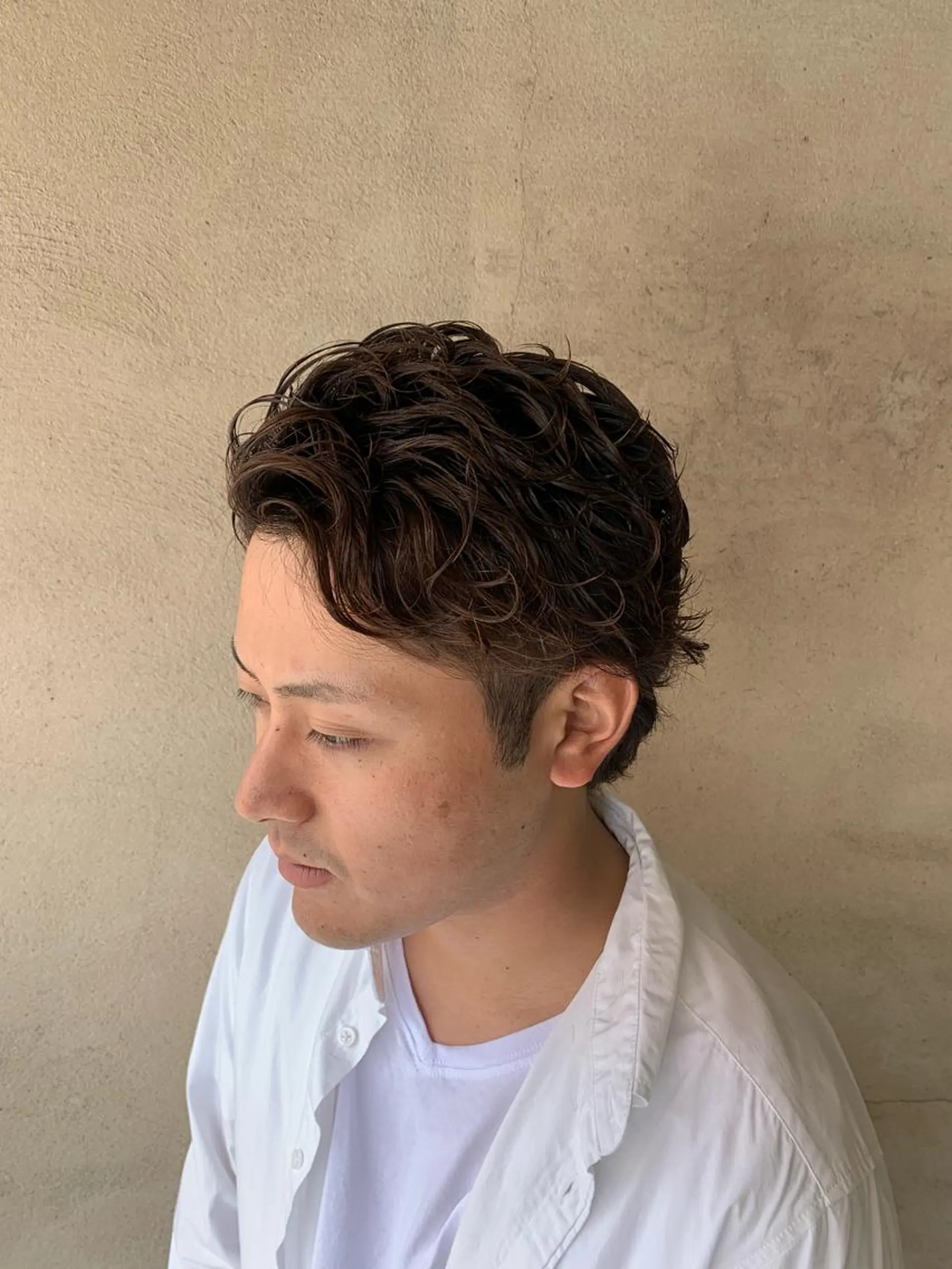 パーマ メンズ 💎髪質改善/縮毛 💎メンズカット石尾のヘアスタイル