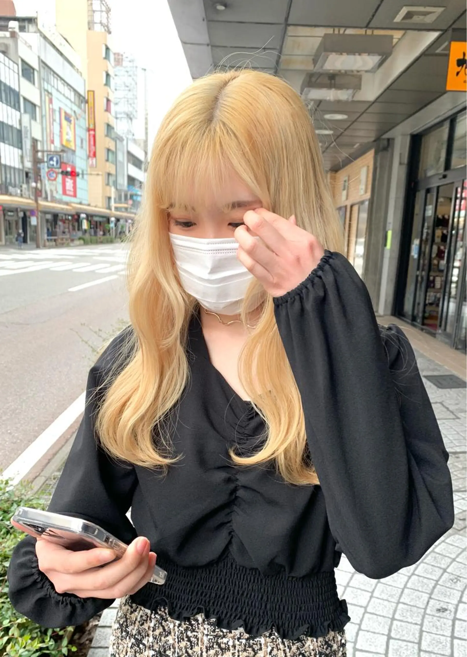 ロング みなもと ちはるのヘアスタイル