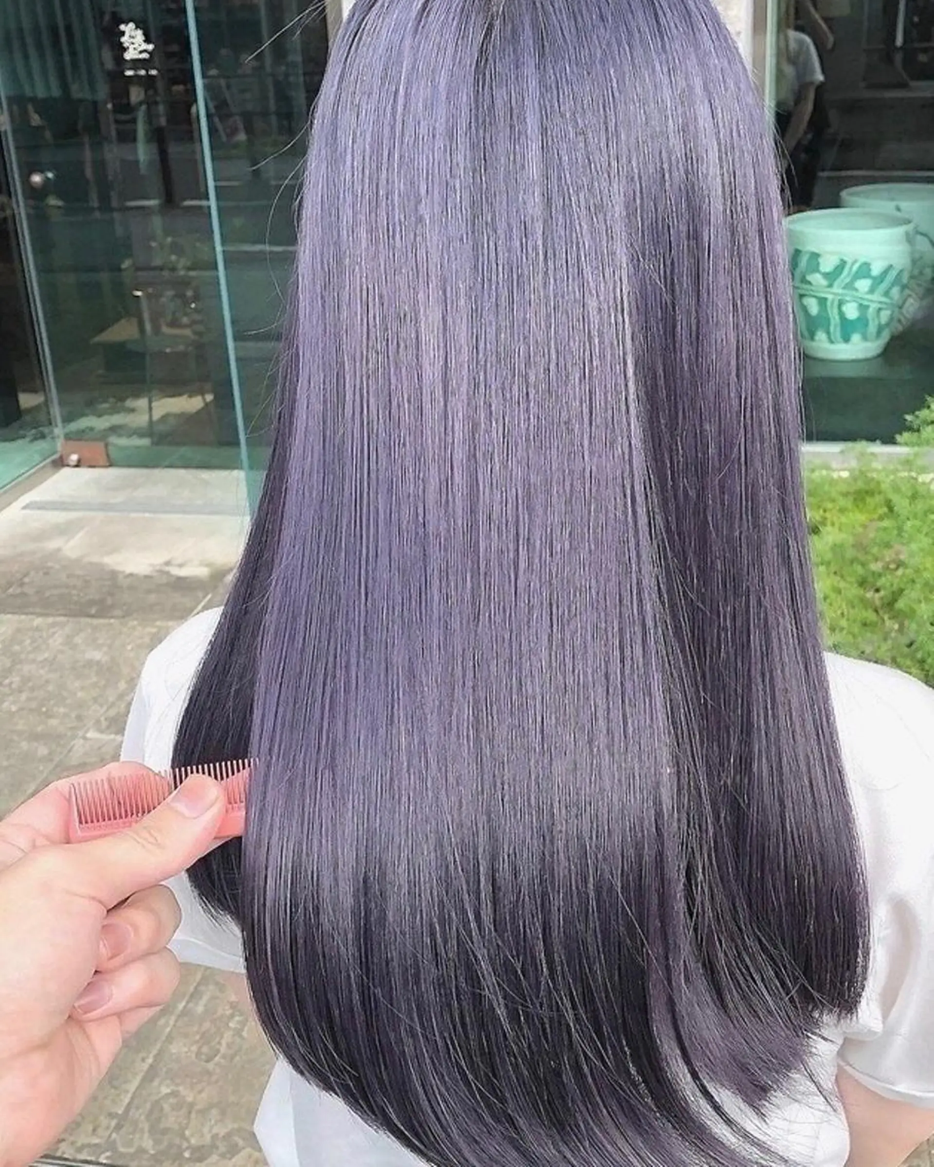 ロング カラー ブリーチ ロング メンズ似合わせ🪞 リピート率No.1のヘアスタイル