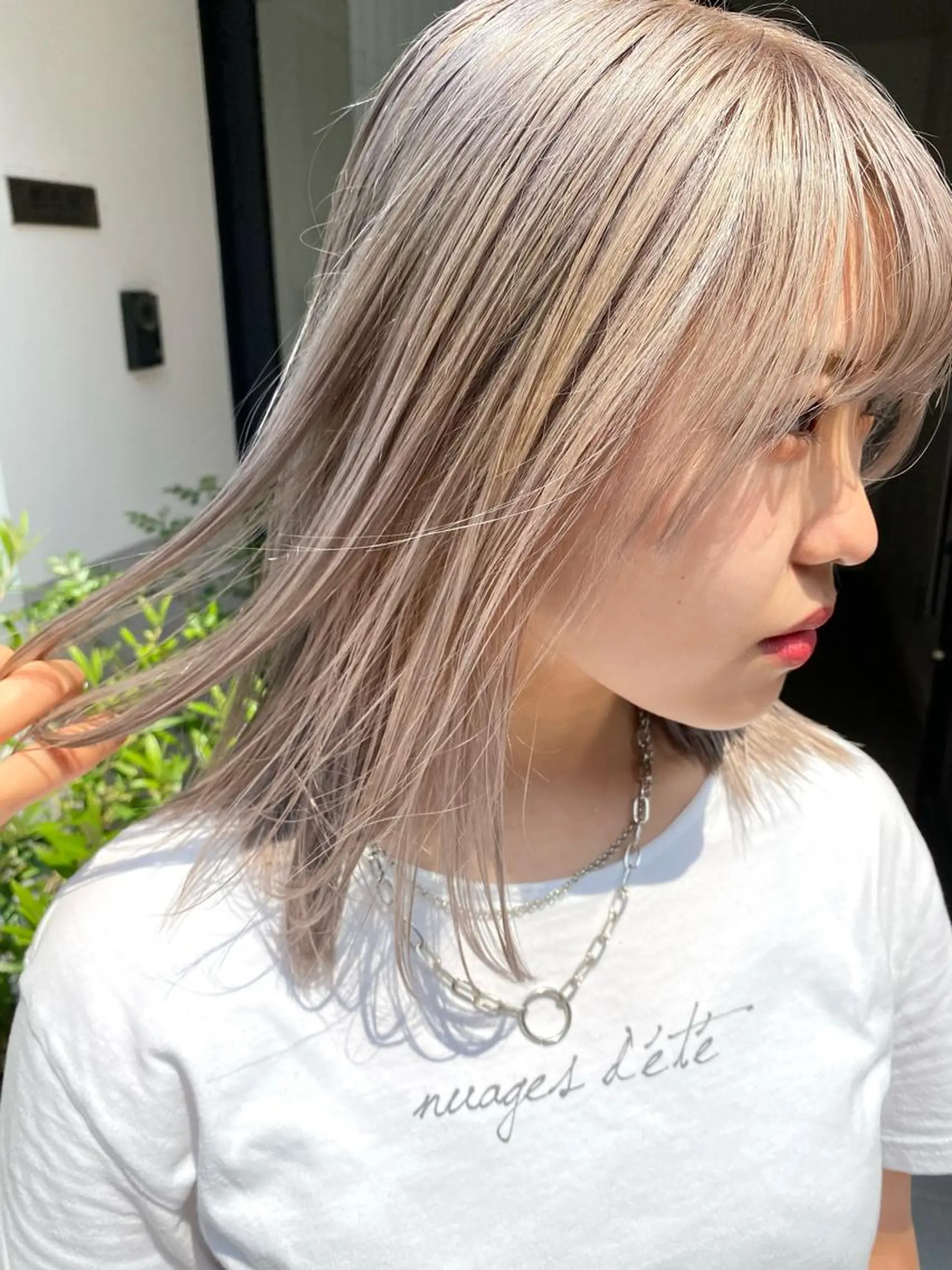 ミディアム カラー ヘアアレンジ XENA表参道 MIKUのヘアスタイル