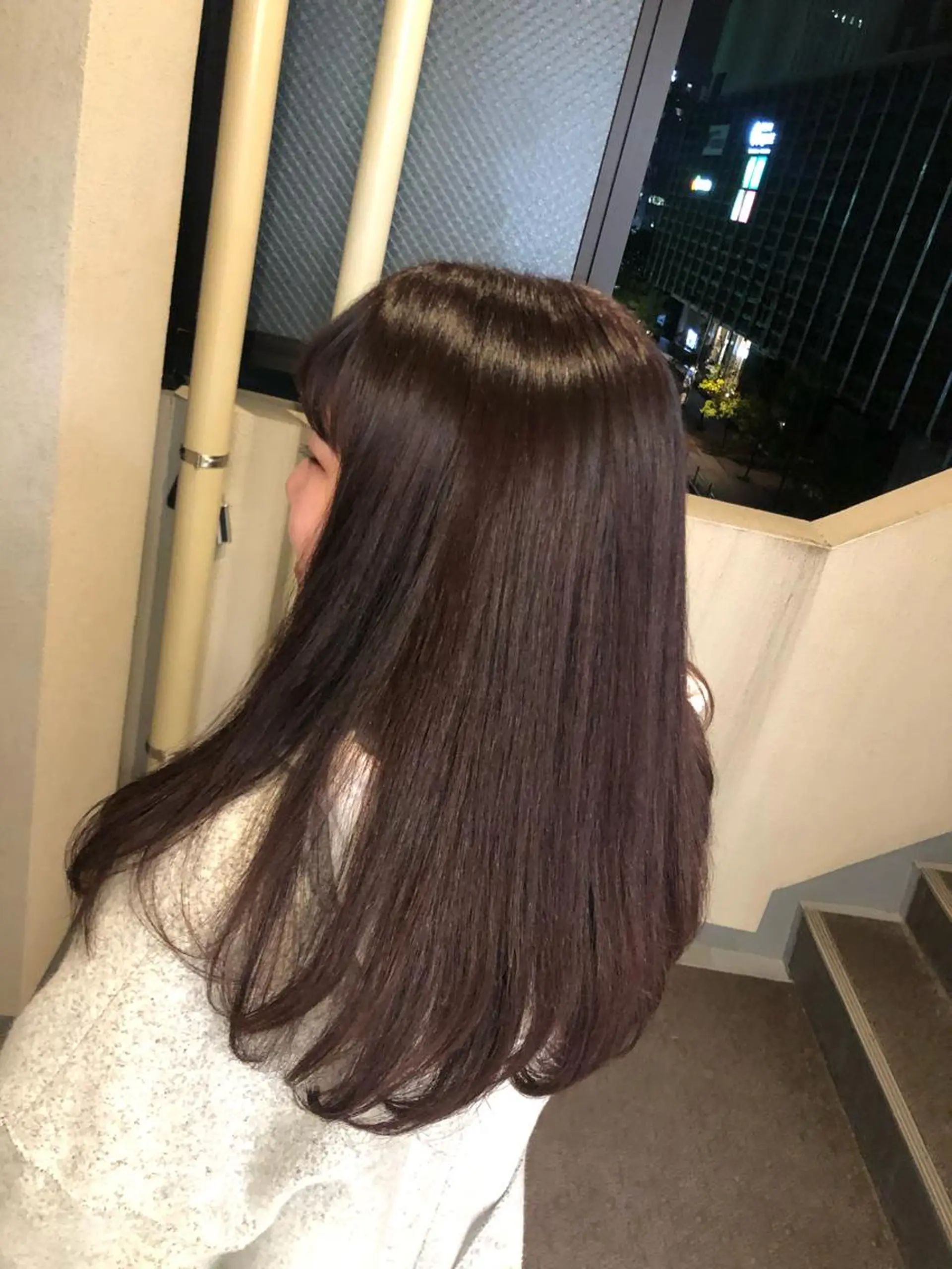 ロング カラー 田中 瑞妃のヘアスタイル