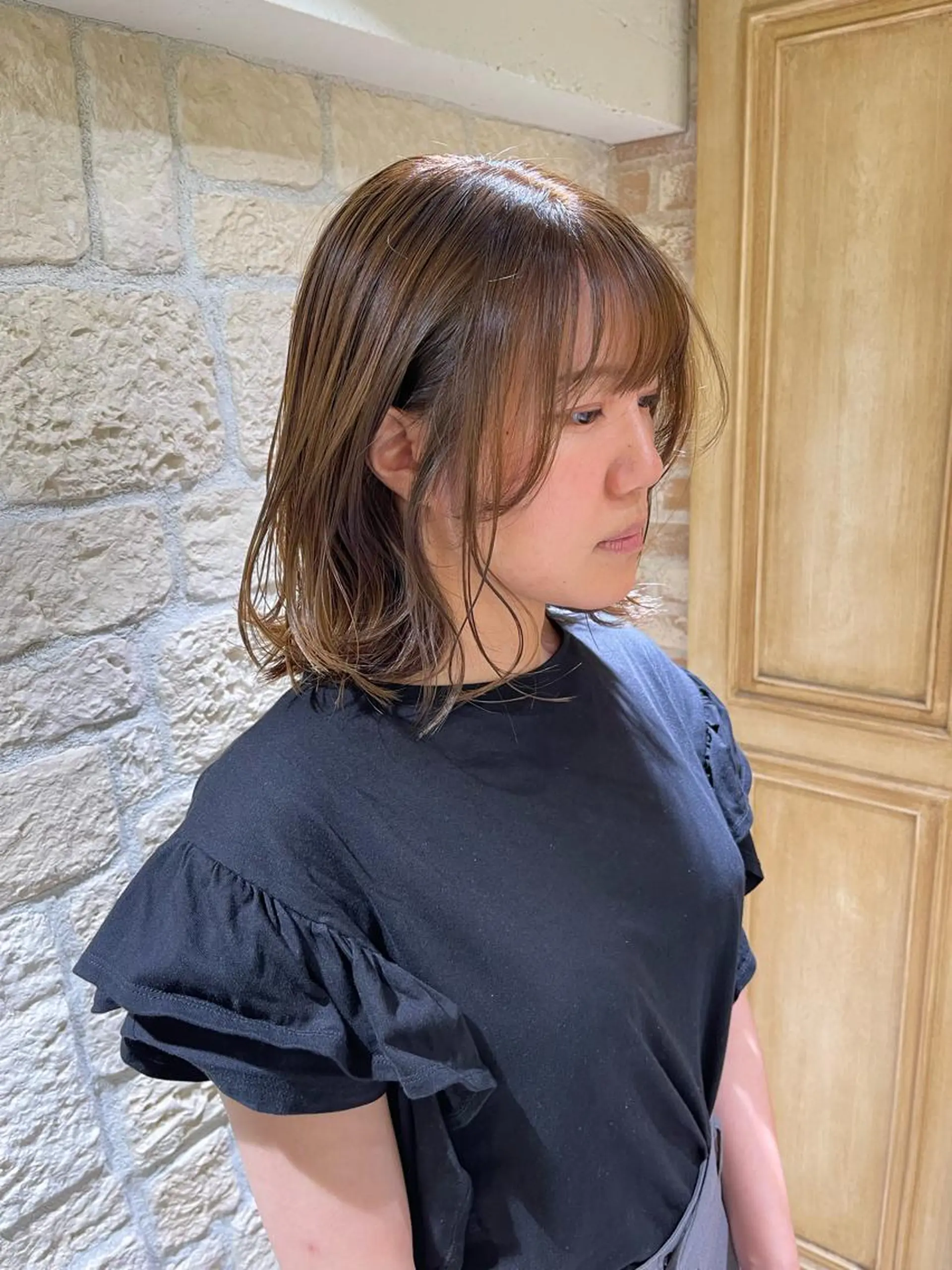 ミディアム luce所属・千代 夏輝のヘアスタイル