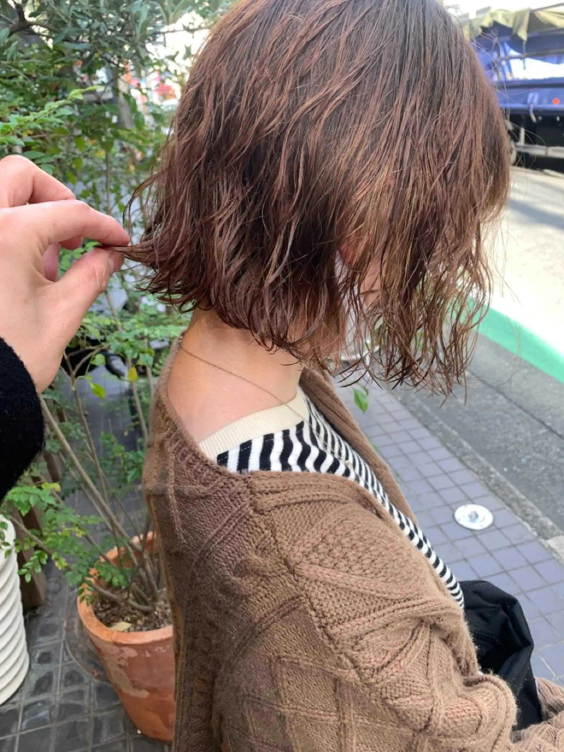 ショート パーマ Genta @gegege75のヘアスタイル