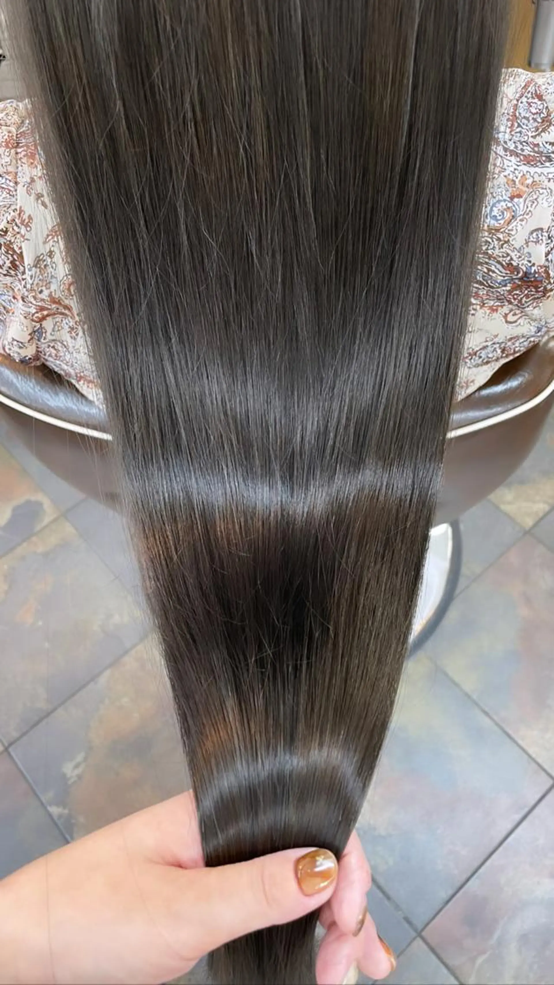 ロング ヘアカラー トリートメント 🌼たけや みのり🌿のヘアスタイル