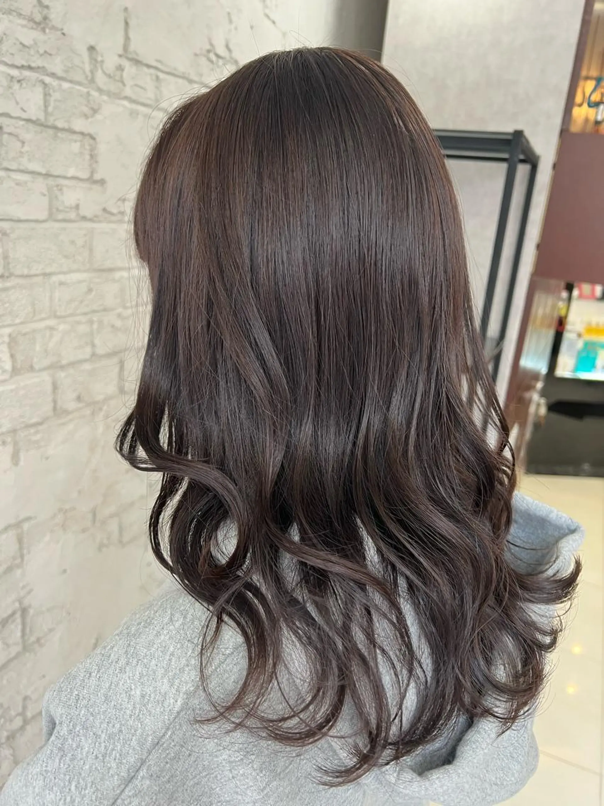 セミロング カラー エクステ＆艶カラー 🎀YURINA🎀のヘアスタイル