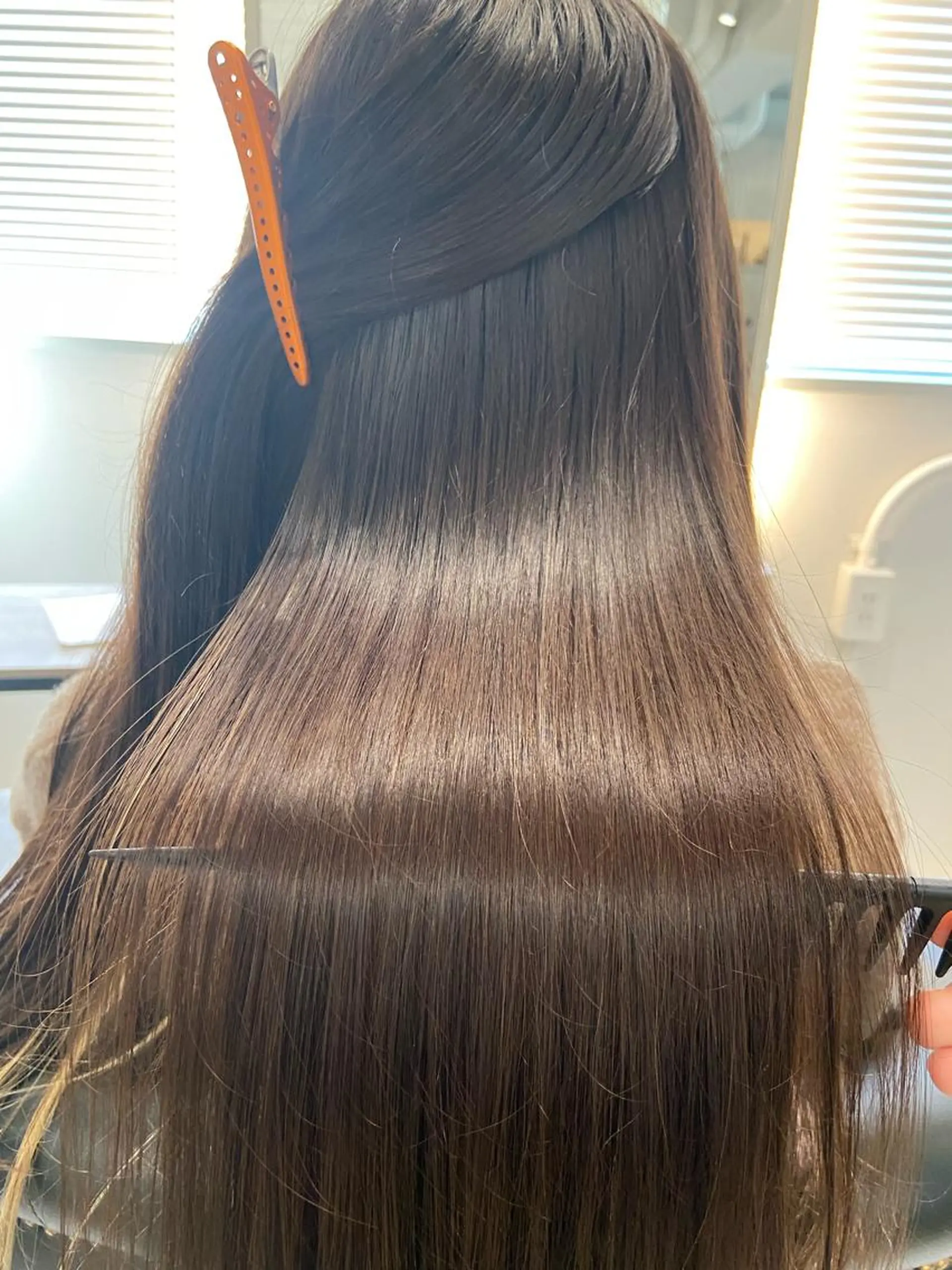 ロング 縮毛矯正 トリートメント ツバサ 髪質改善のヘアスタイル