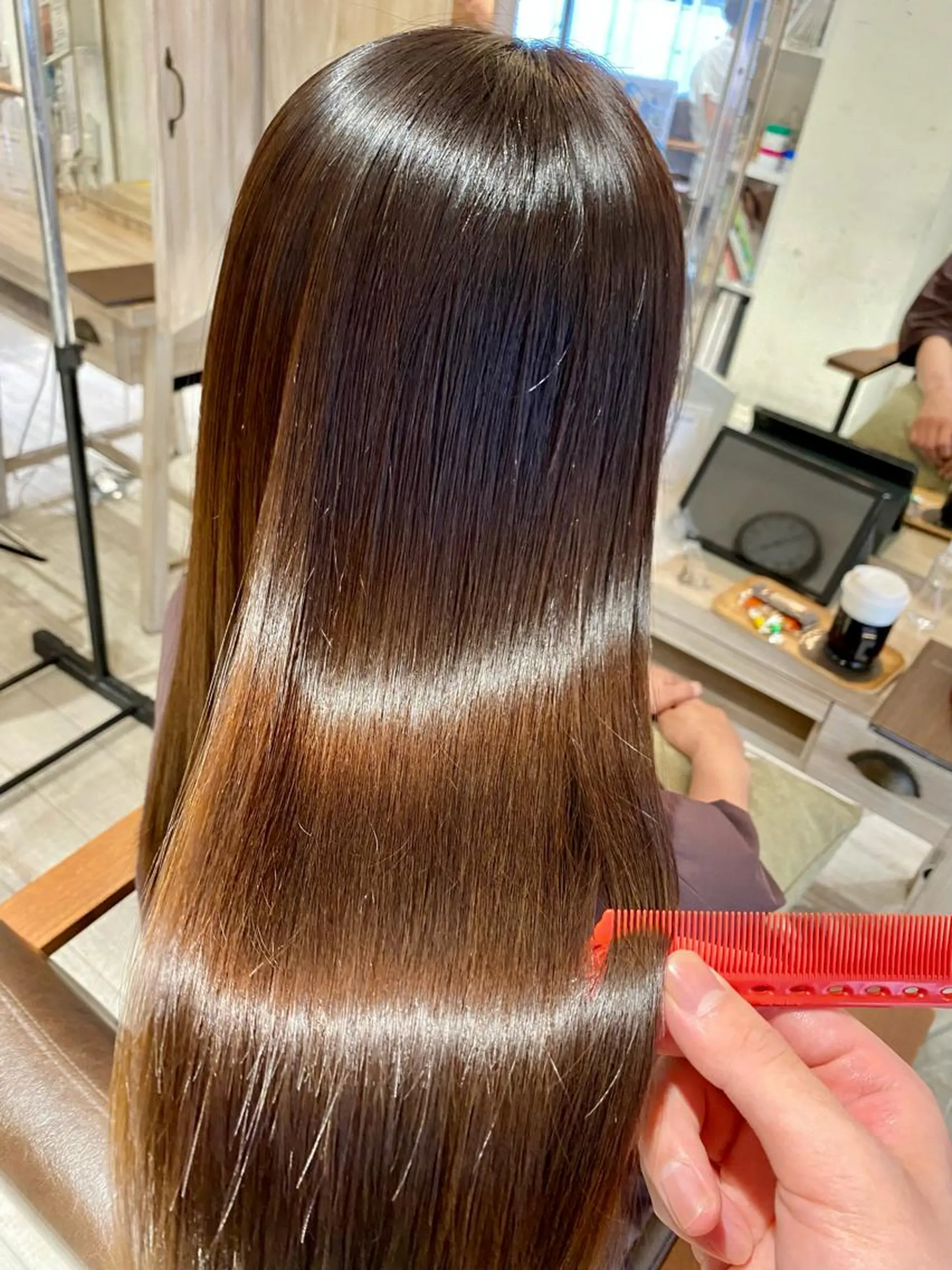 ロング 伸ばしかけ 髪質改善 トリートメント SALOWIN調布店所属・ツヤ髪師 kichiのヘアスタイル