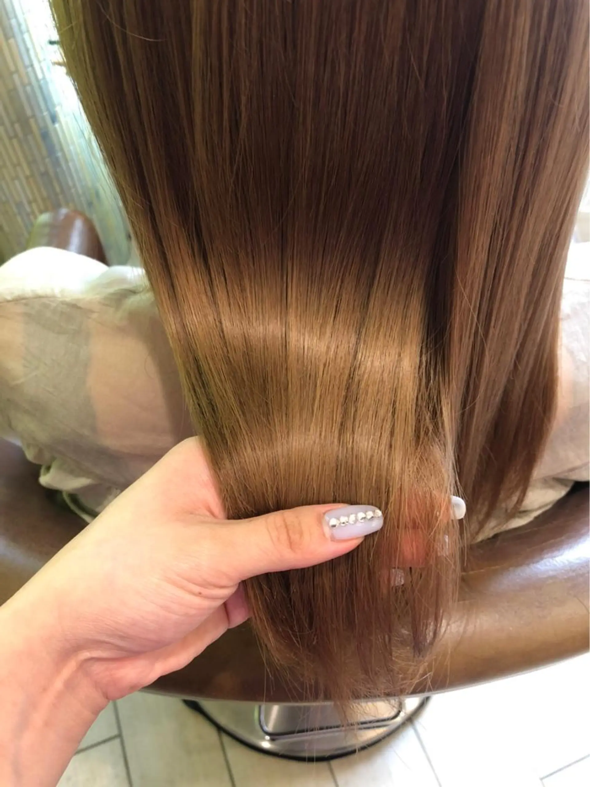 セミロング 中井 茅佳のヘアスタイル