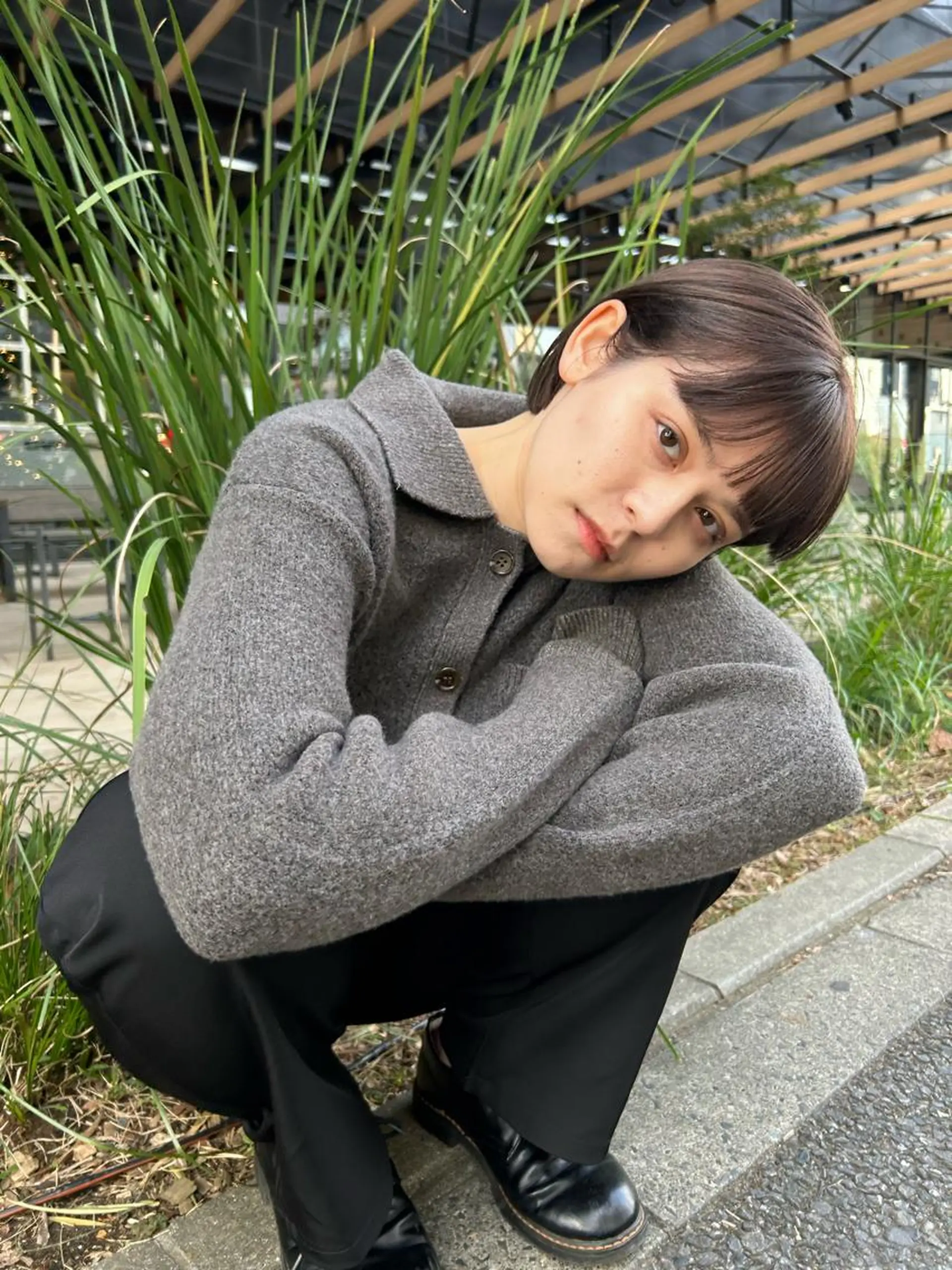 ショート カラー ヘアカラー mood tatemachiのヘアスタイル