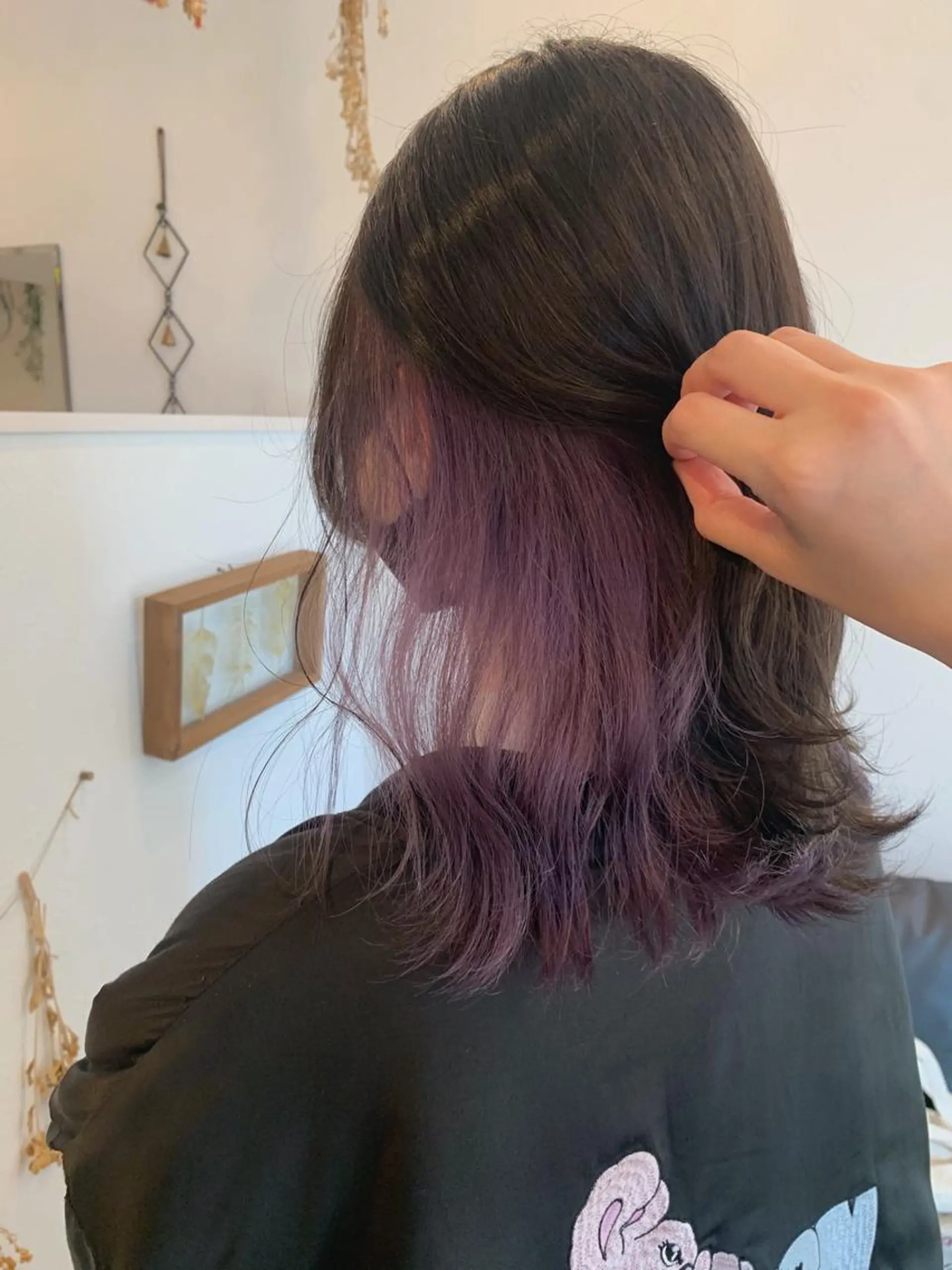 ミディアム カラー ブリーチ ハイトーンカラー パープルカラー ヘアカラー m ā l o.🌷 サカモトマイコのヘアスタイル
