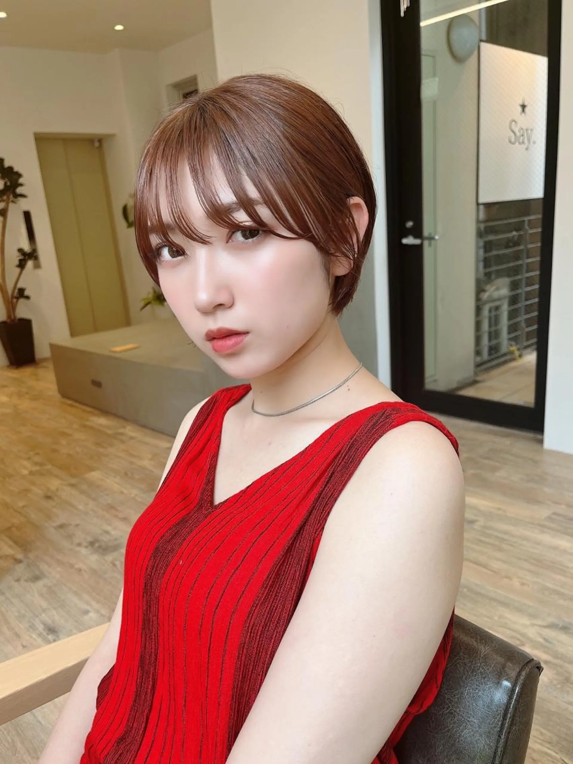 ショート ショートボブ ボブ ショートヘア Say.FUKUOKA所属・⭐️ショートの匠⭐️ Say.岩井のヘアスタイル