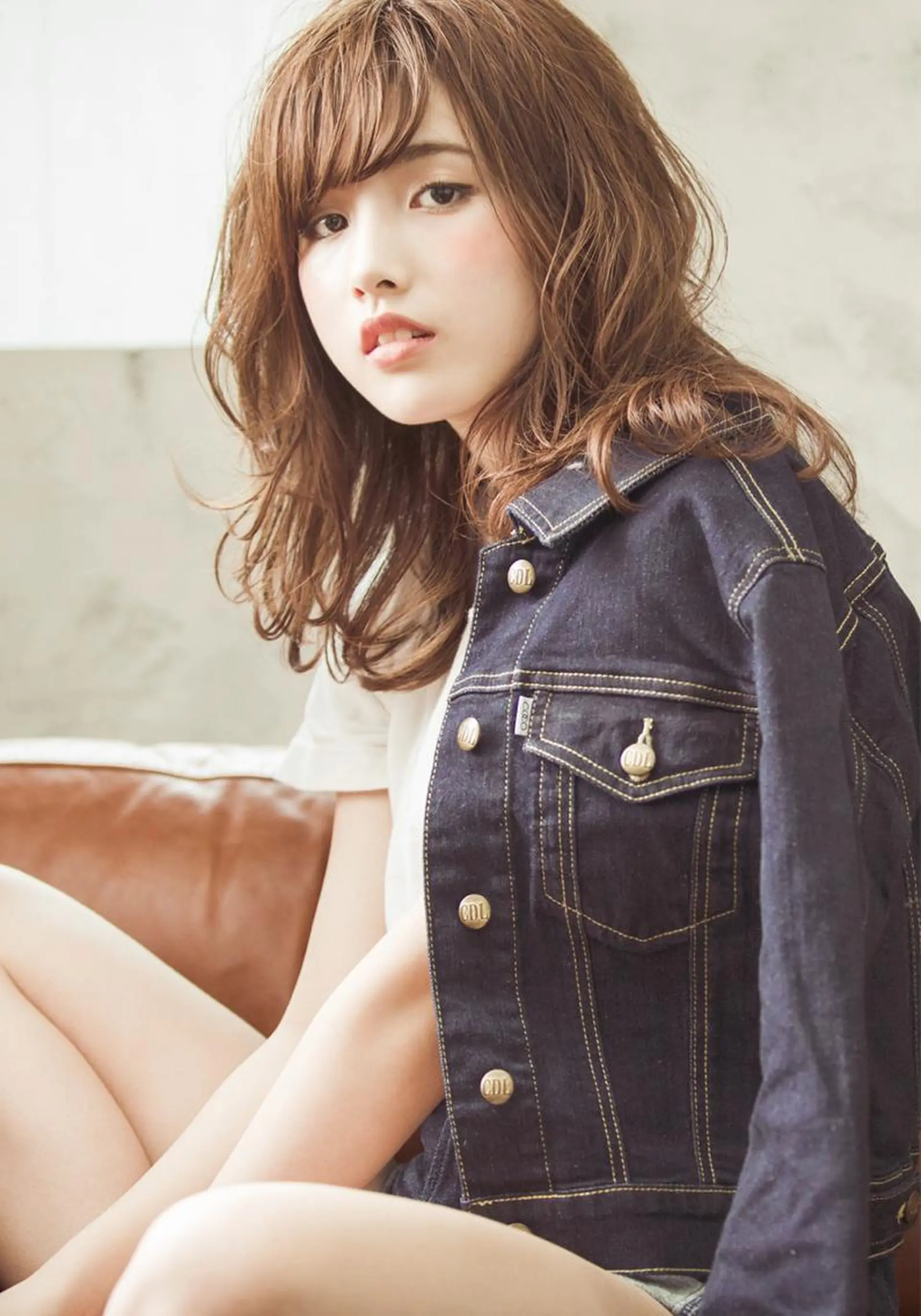 ミディアム セミロング カラー パーマ ヘアアレンジ waku岡崎店所属・圧倒的なクォリティ✨ waku 岡崎店のヘアスタイル