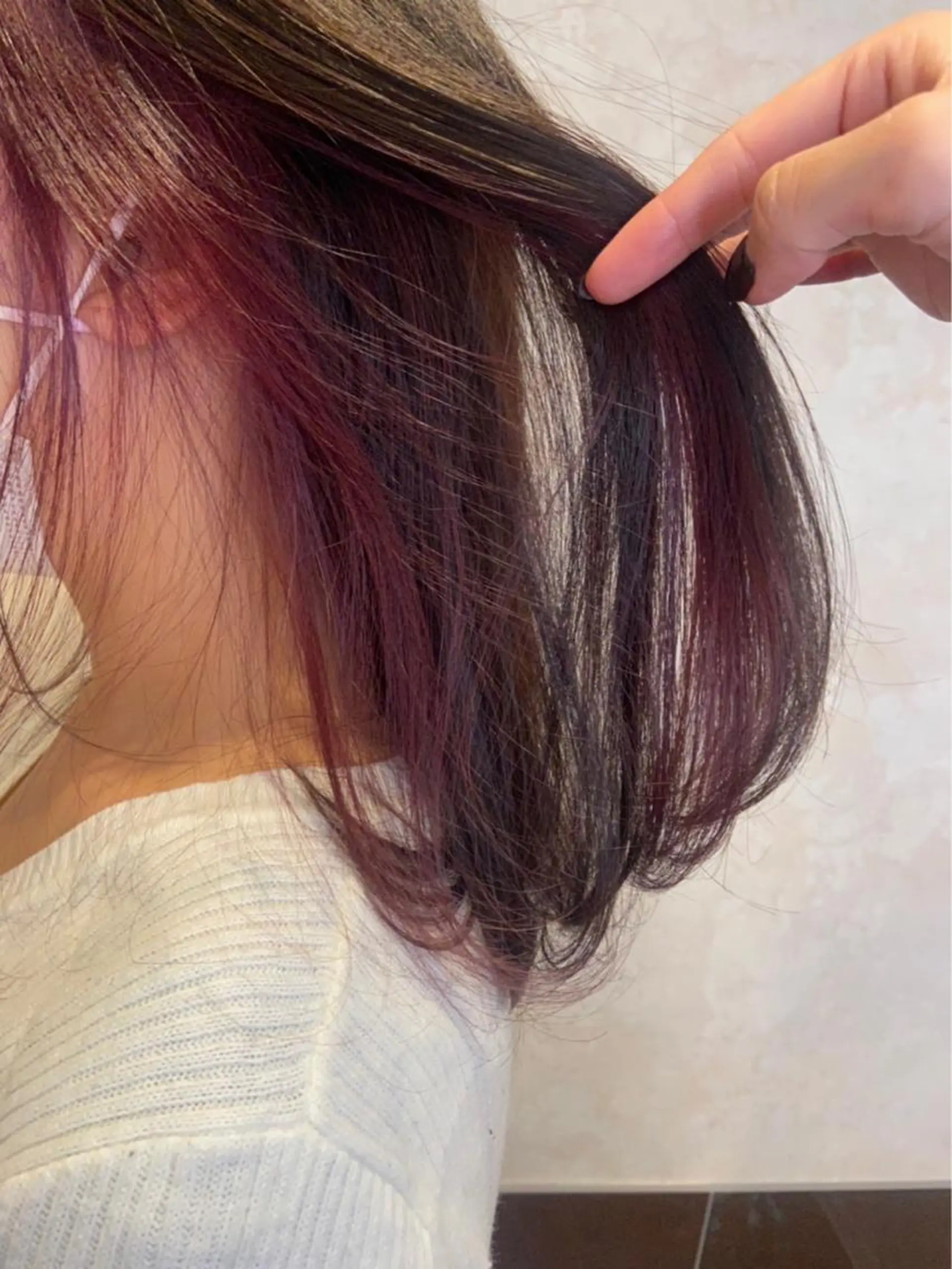 ミディアム カラー カット ヘアカラー トリートメント CIEL天六店 三上春のヘアスタイル