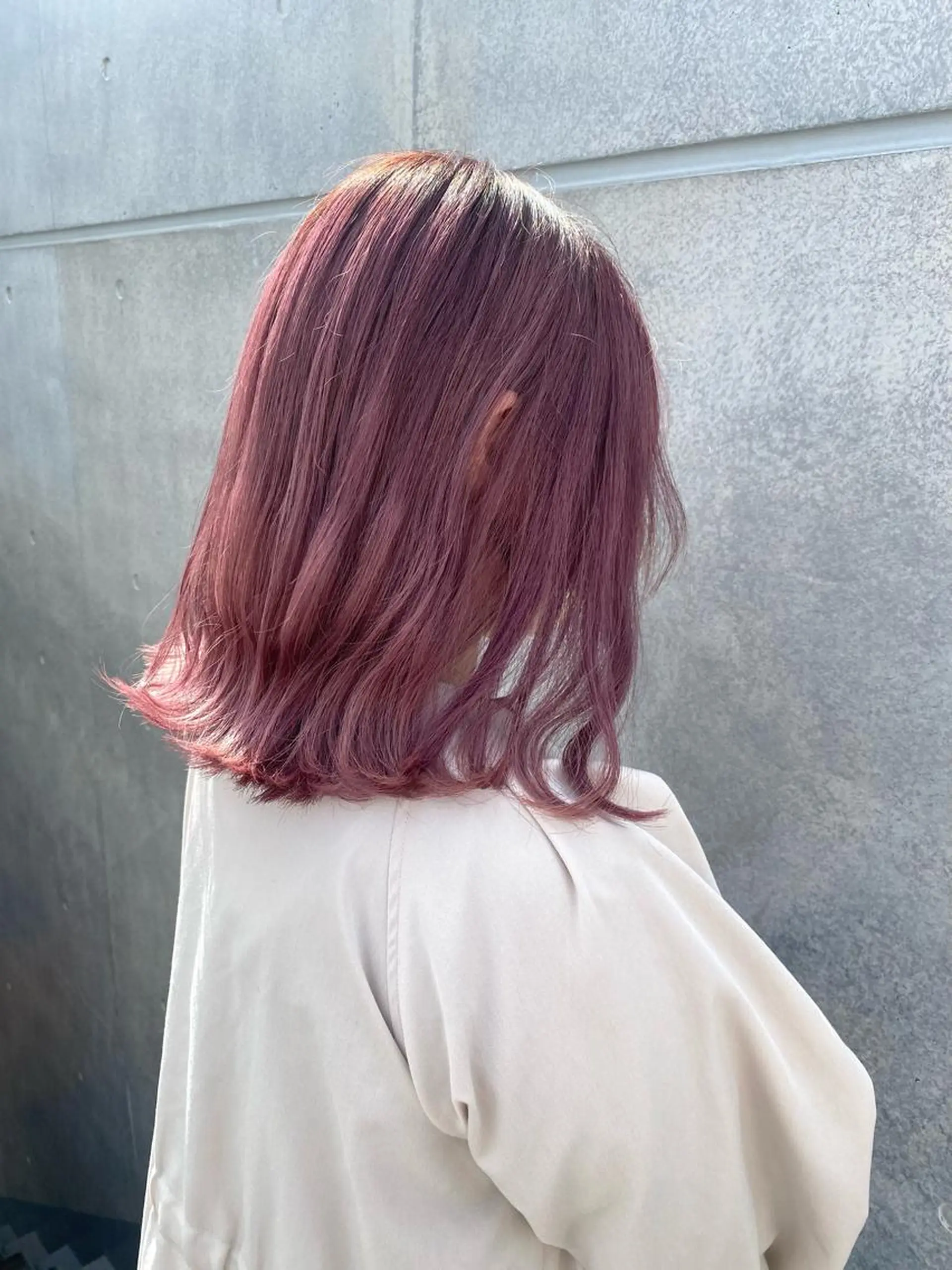 ミディアム カラー ヘアカラー ﾃﾞｻﾞｲﾝｶﾗｰ 🤍ｼﾉﾌﾞ🤍のヘアスタイル