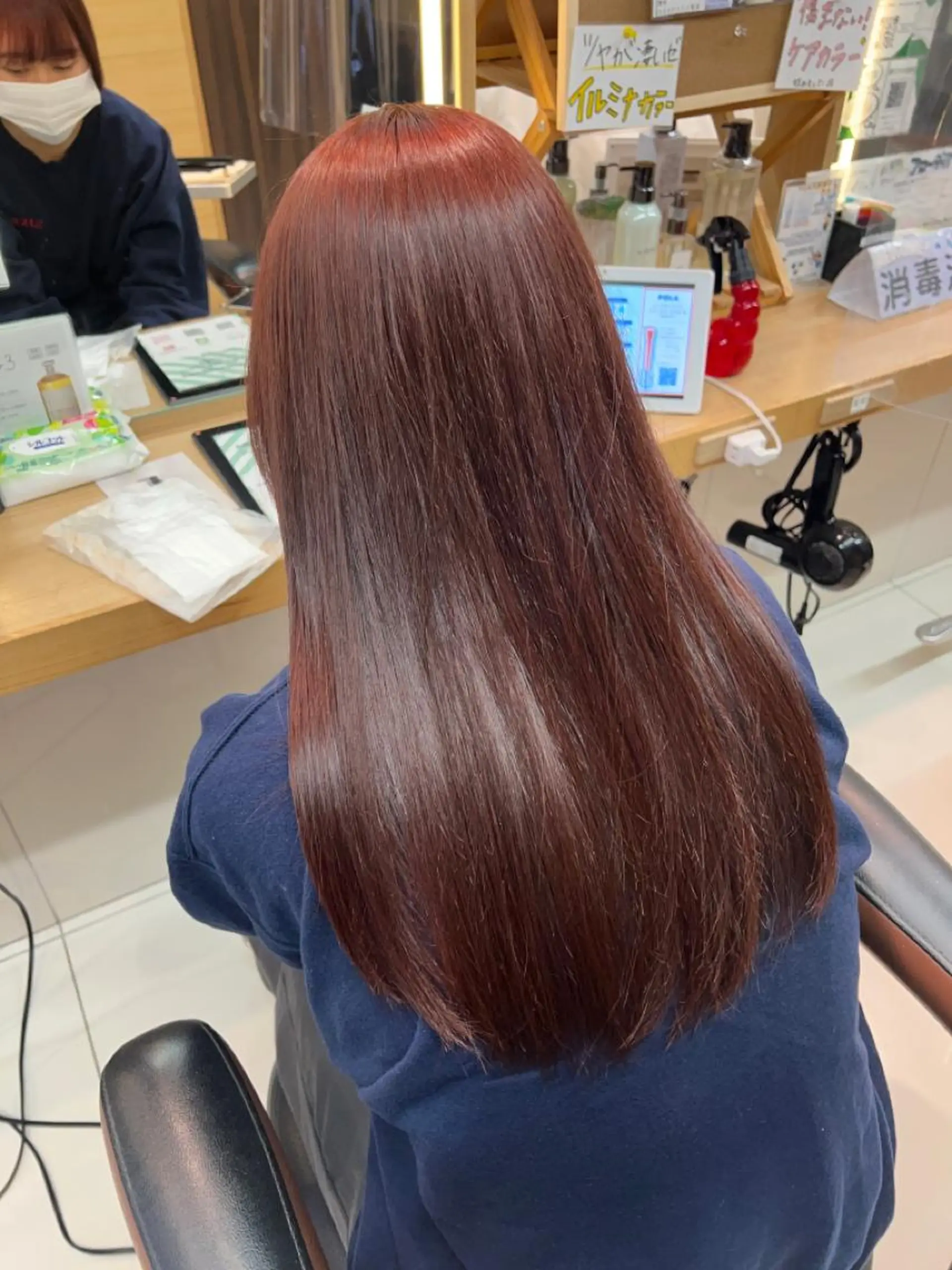セミロング カラー アディクシーカラー イルミナカラー カット ヘアカラー トリートメント 透明感カラー/ ダブルカラー /ソラのヘアスタイル