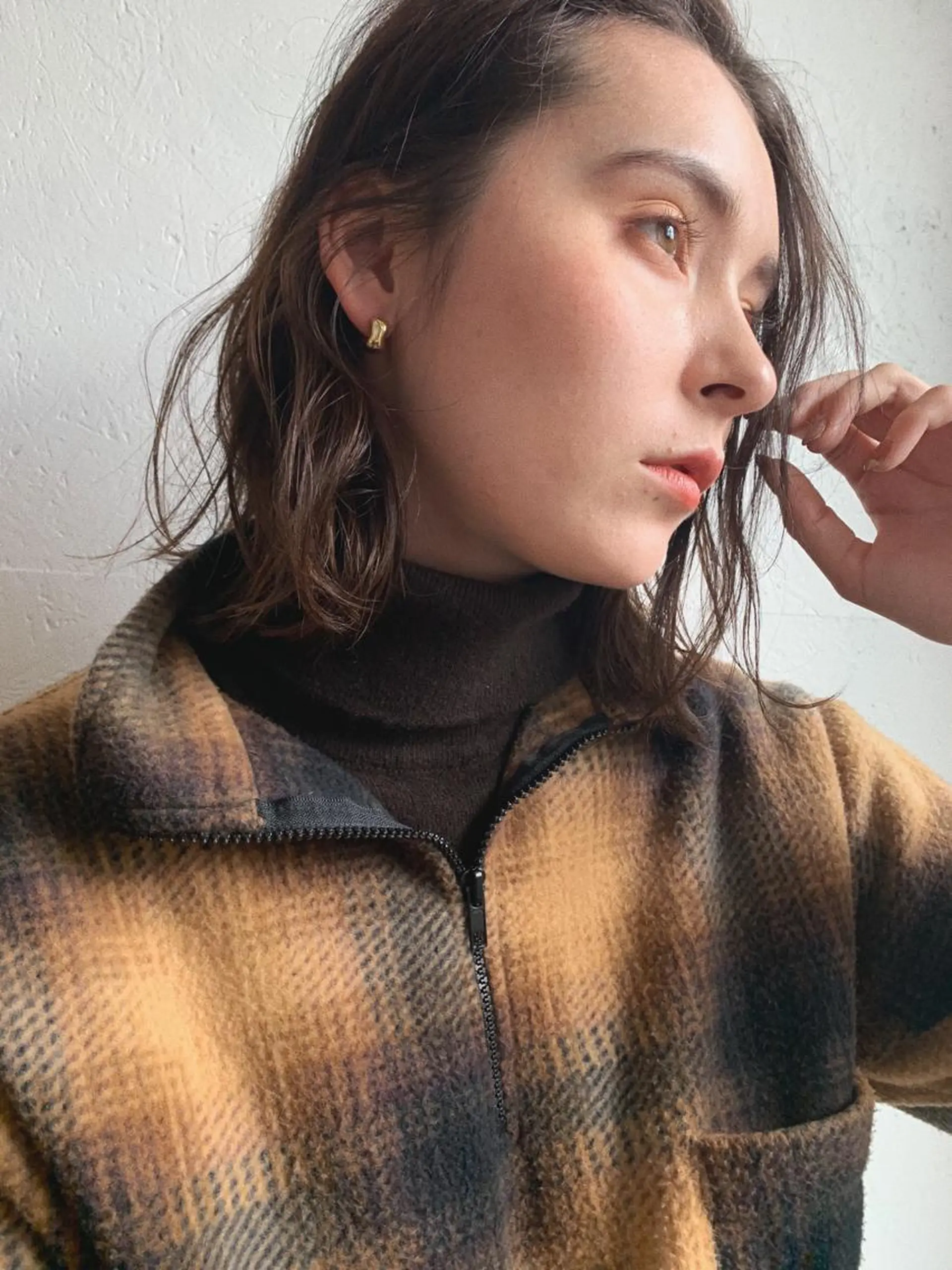 ミディアム カラー カット ヘアカラー トリートメント パーマ/透明感カラー /ボブ/吉田一生のヘアスタイル