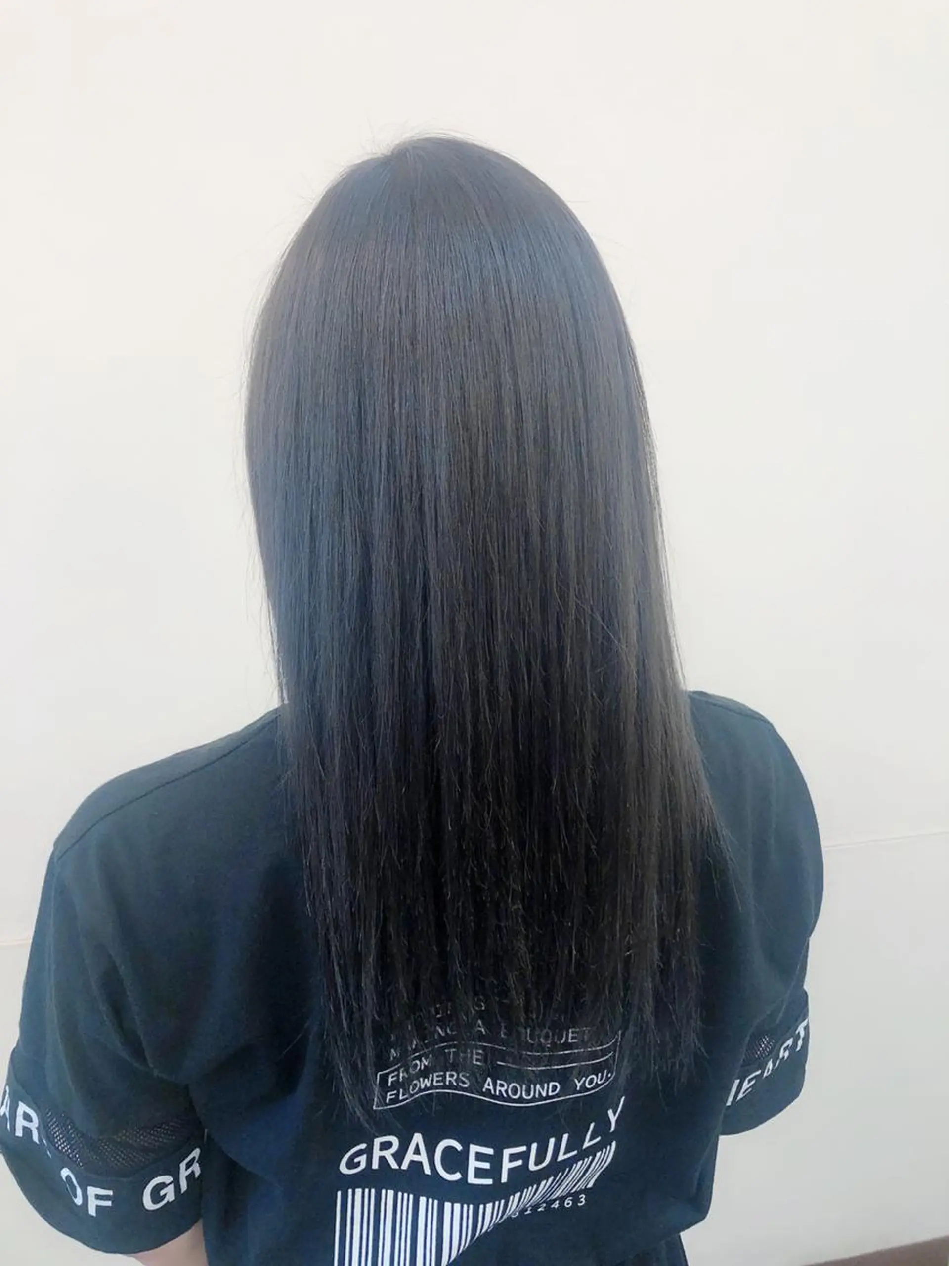 ロング 縮毛矯正 カット ヘアカラー 縮毛矯正 IN∞hair/ インヘアー/下伊福店のヘアスタイル