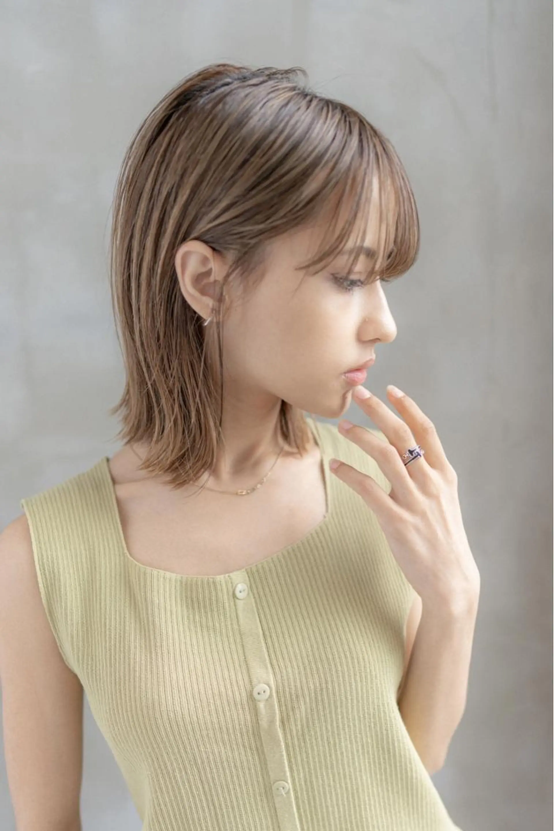 ミディアム ヘアカラー トリートメント HAVANA MIZUKIのヘアスタイル