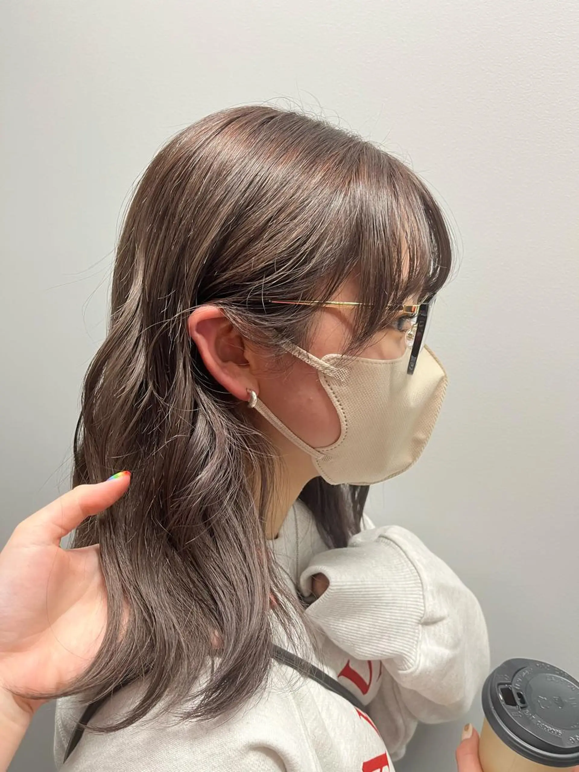 セミロング カラー ROCCO east MIYOのヘアスタイル