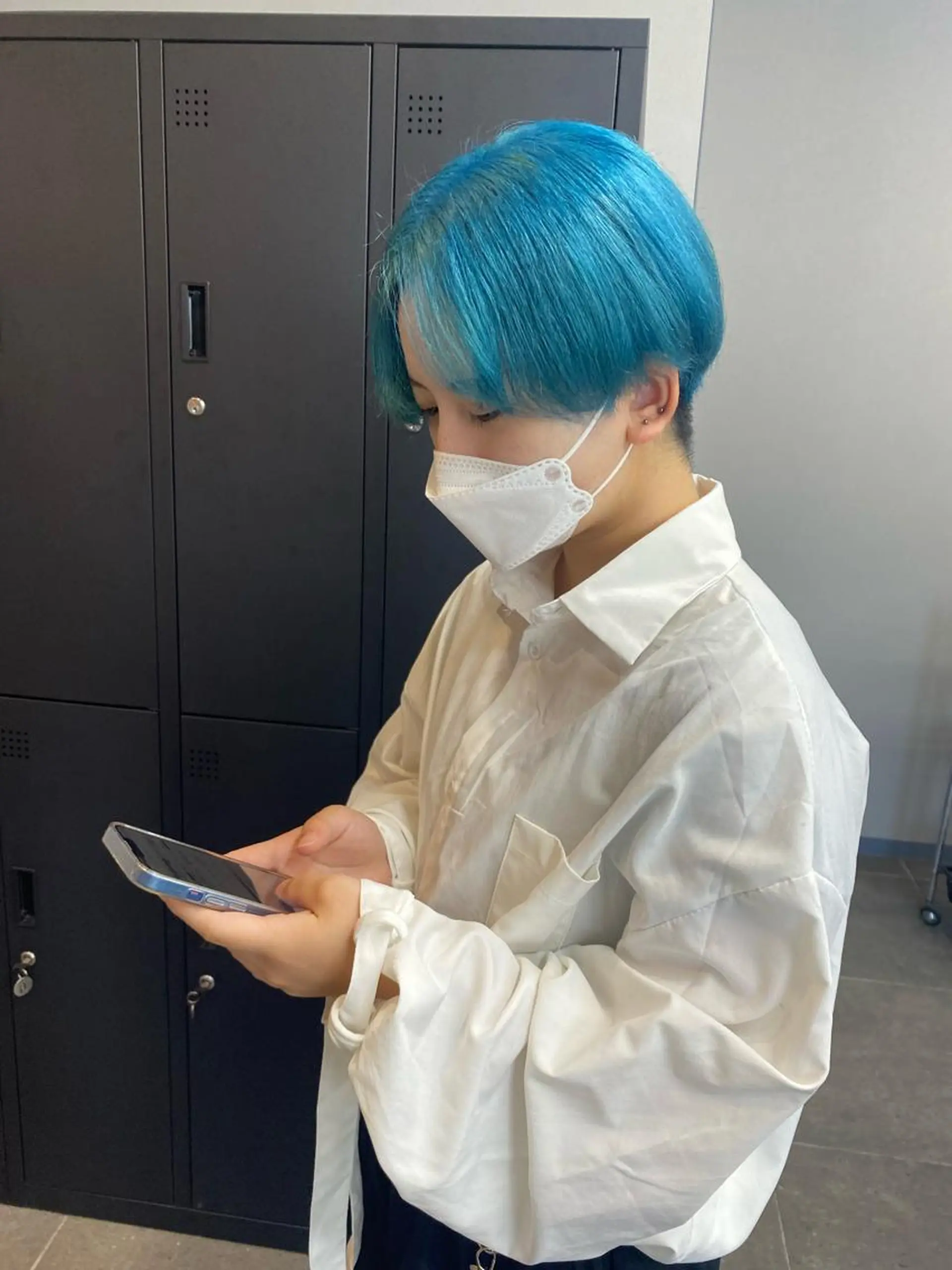 ショート キッズ maco 艶感ハイトーン🦋のヘアスタイル